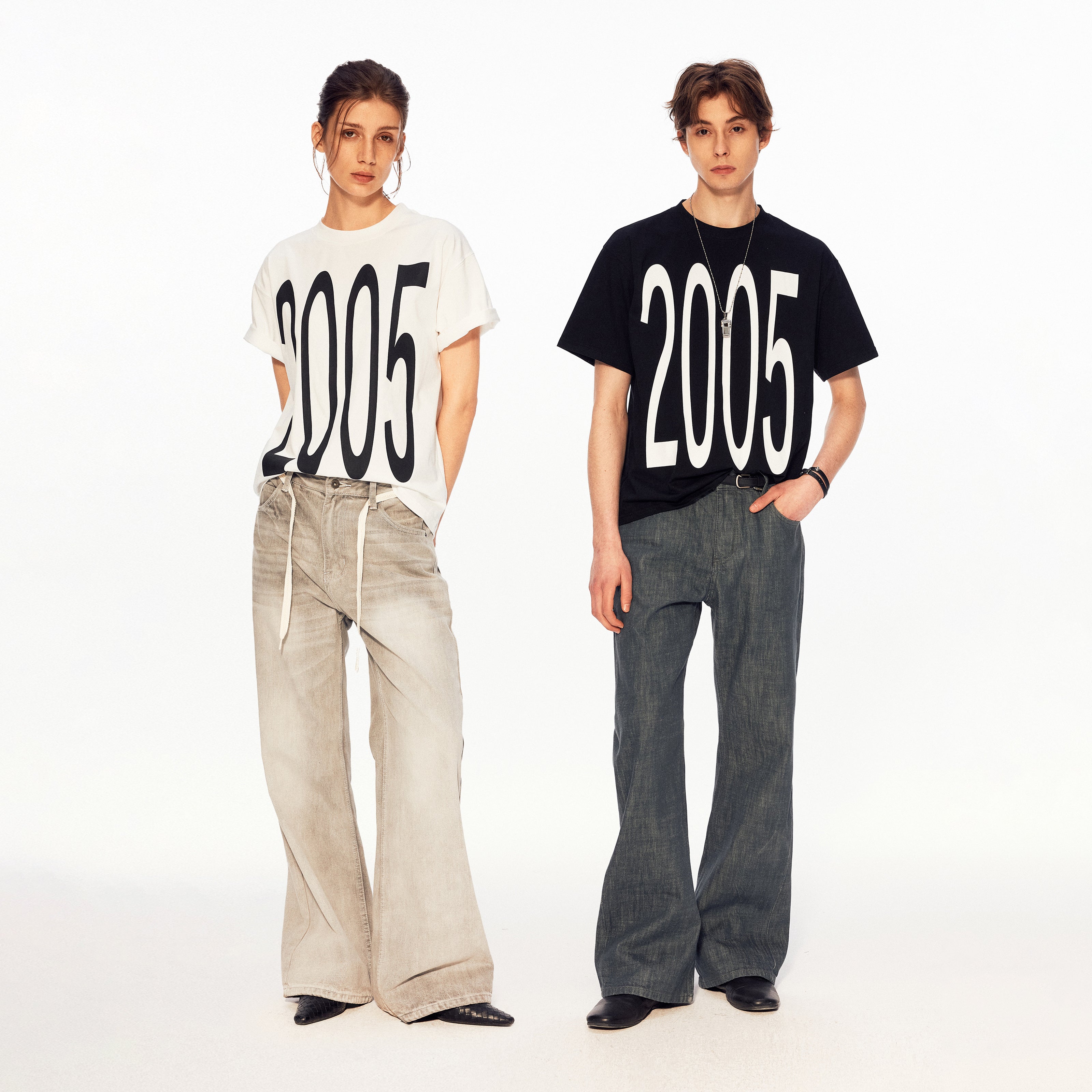 MADWITCH VINTAGE YEAR PRINT TEE #M1116