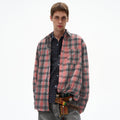 MADWITCH COLOR-BLOCK CHECKED TUNIC #CR603