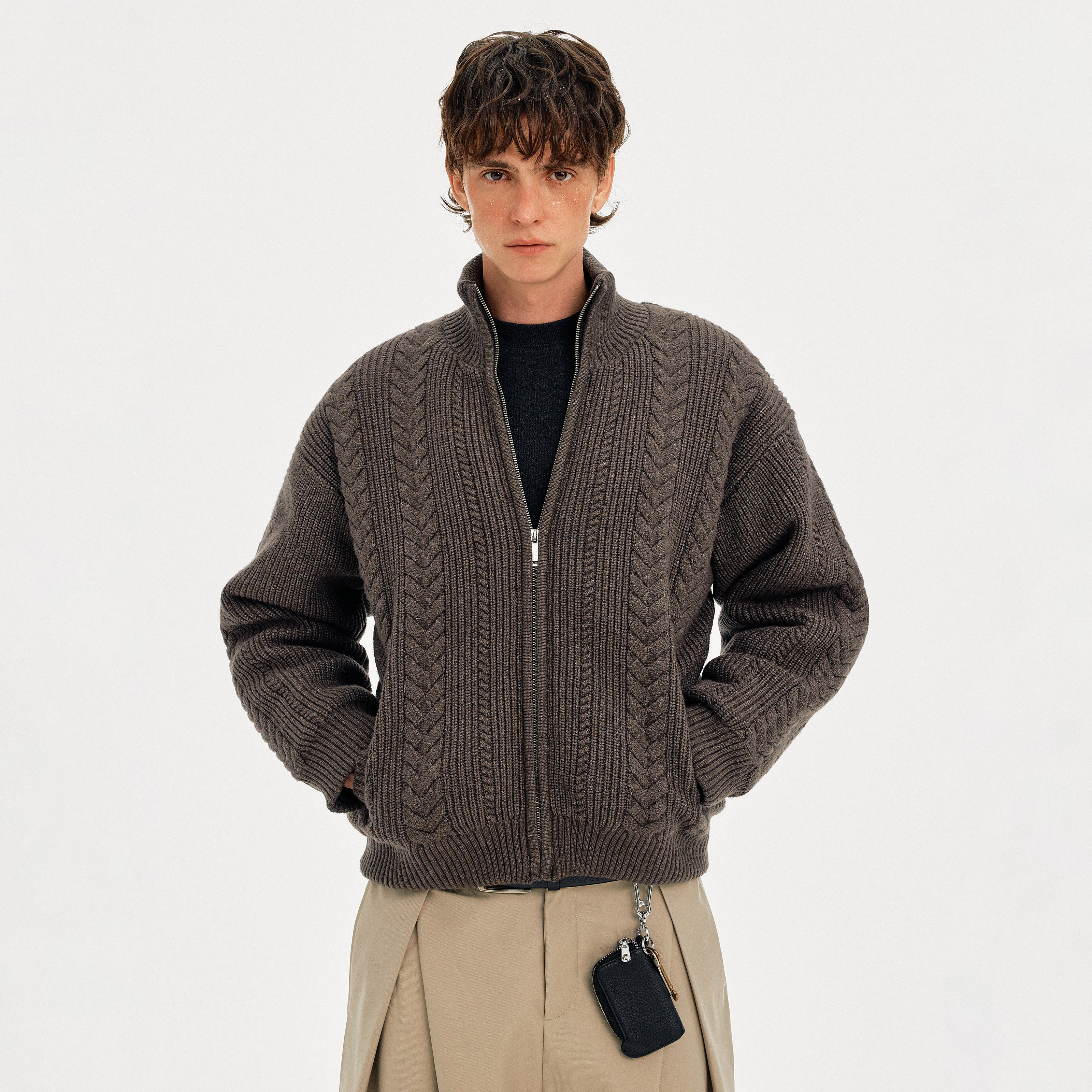 MADWITCH TWIST STAND CARDIGAN #256176