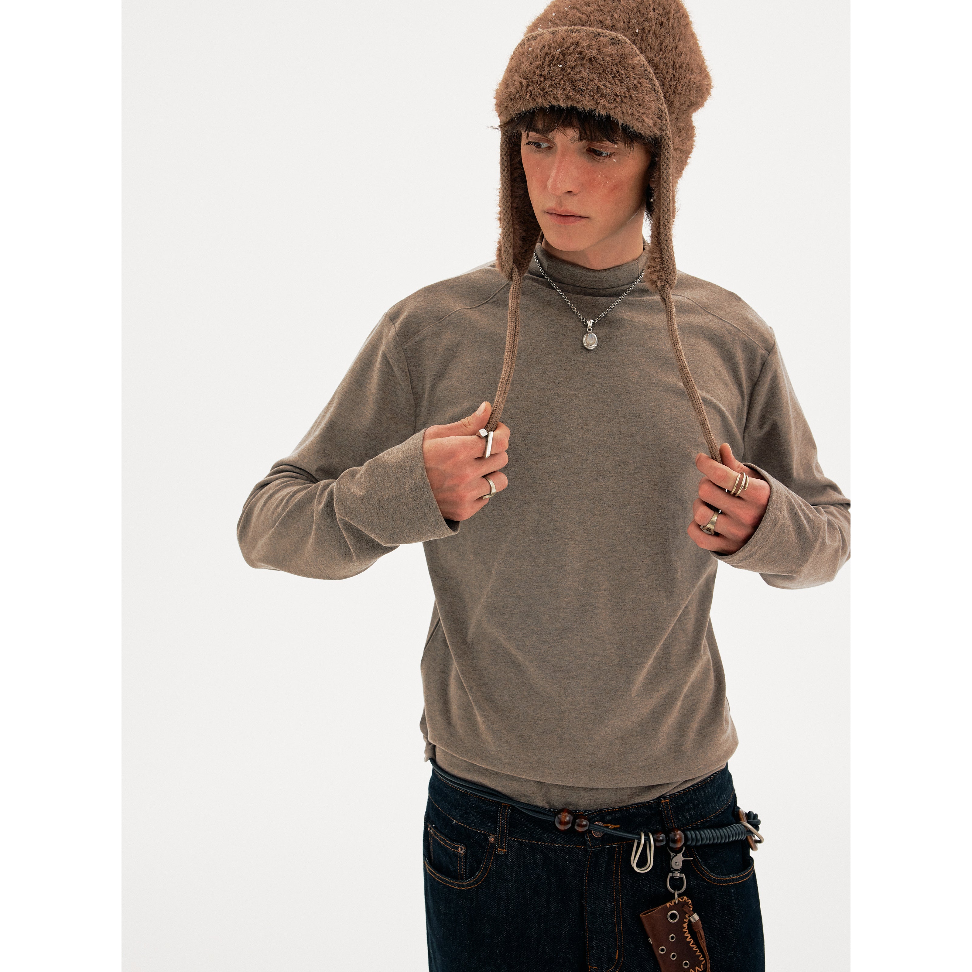 MADWITCH MID NECK KNIT #UTU029