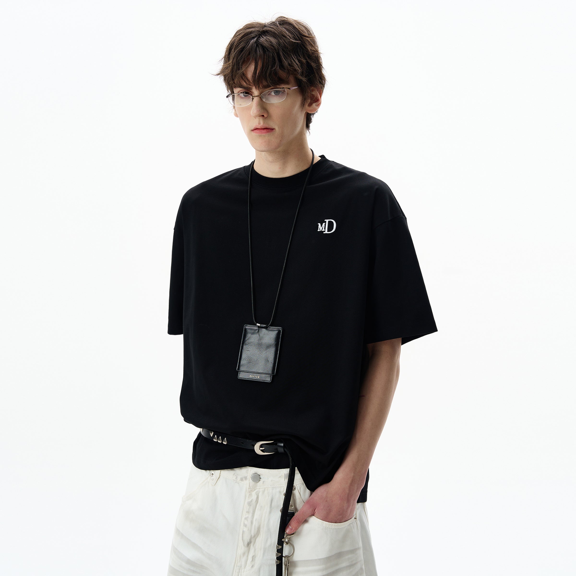 MADWITCH EMBOSSED PRINT TEE #MD4300
