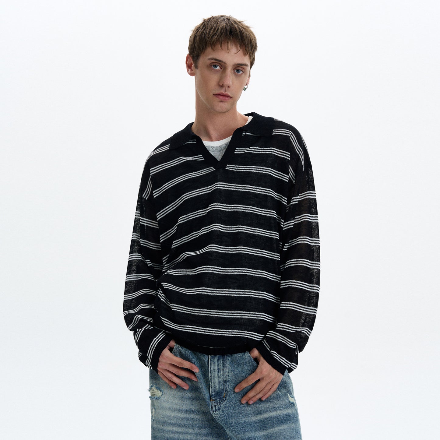 MADWITCH LIGHTWEIGHT KNIT LONG SLEEVE #68802