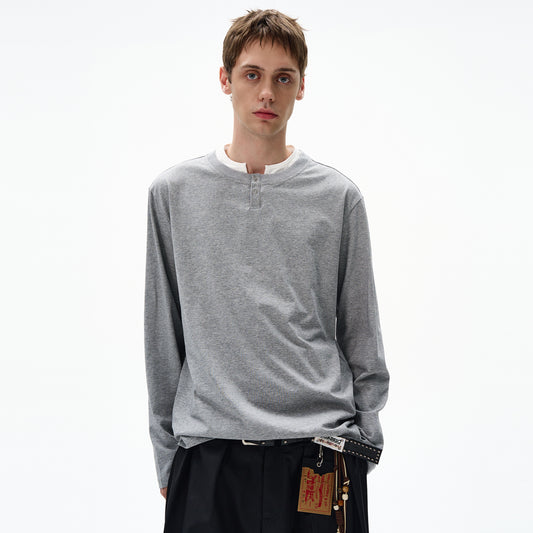 MADWITCH CLEAN FIT FAUX LAYERED SHIRT #RT30