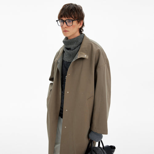 MADWITCH ATMOSPHERIC PLAID LONG COAT #NZ102