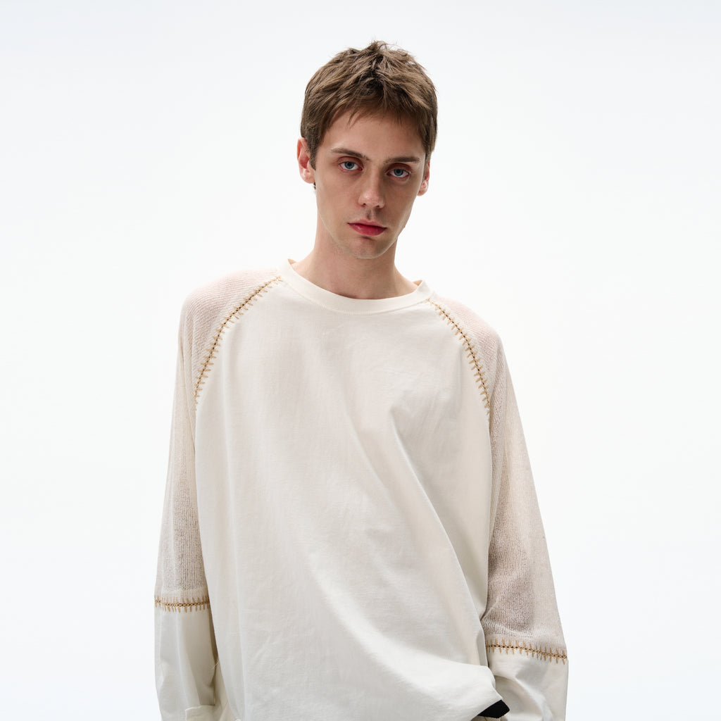 MADWITCH CONSTRUCTION KNIT TOP #OY2516