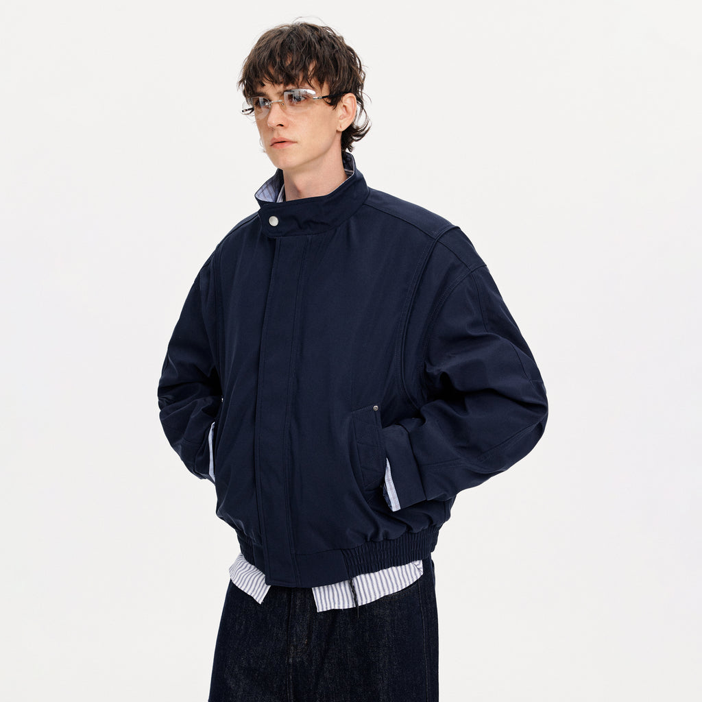 MADWITCH COLORBLOCK CHECKERED DOWN JACKET #630189