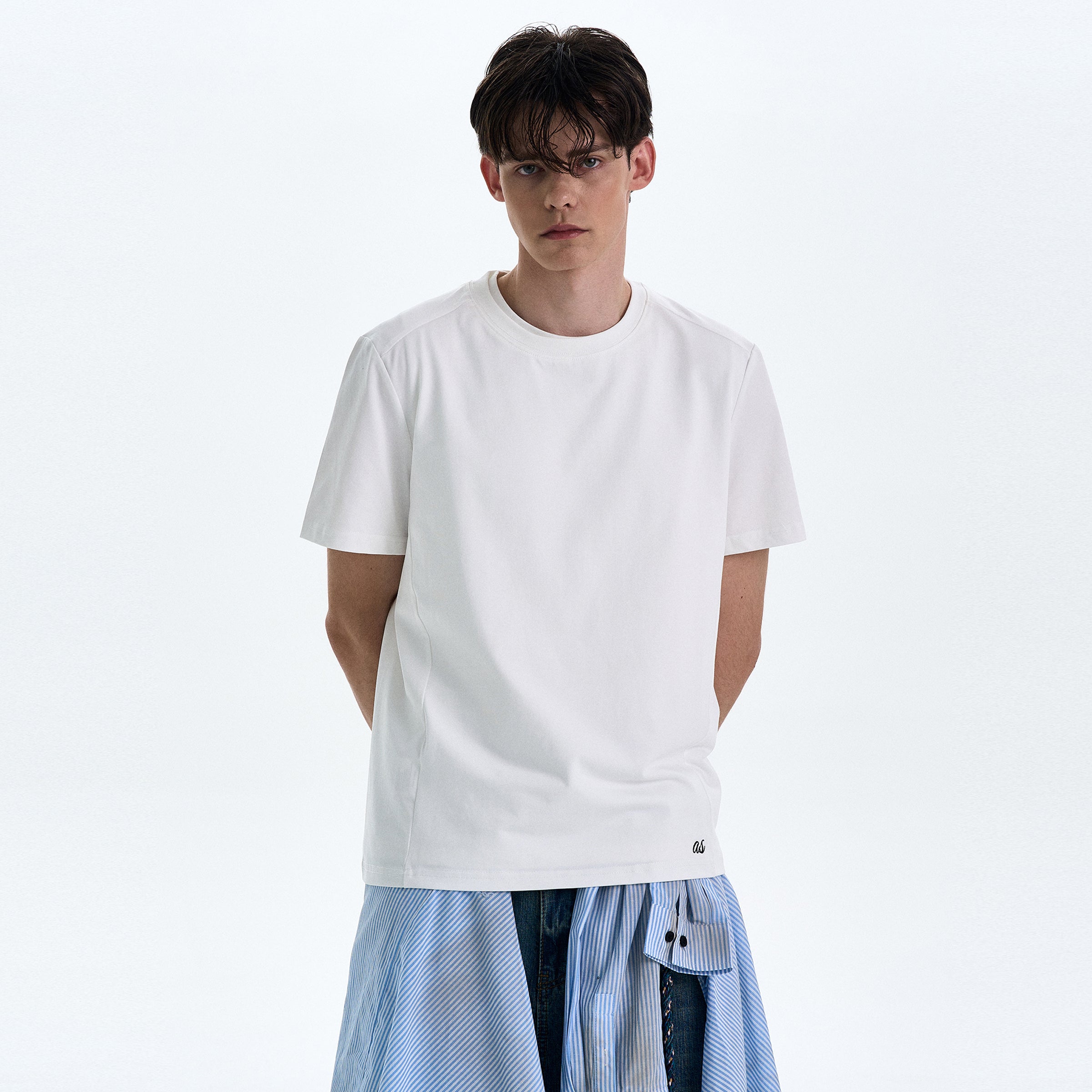 MADWITCH BOXY CREW NECK TEE #RT189