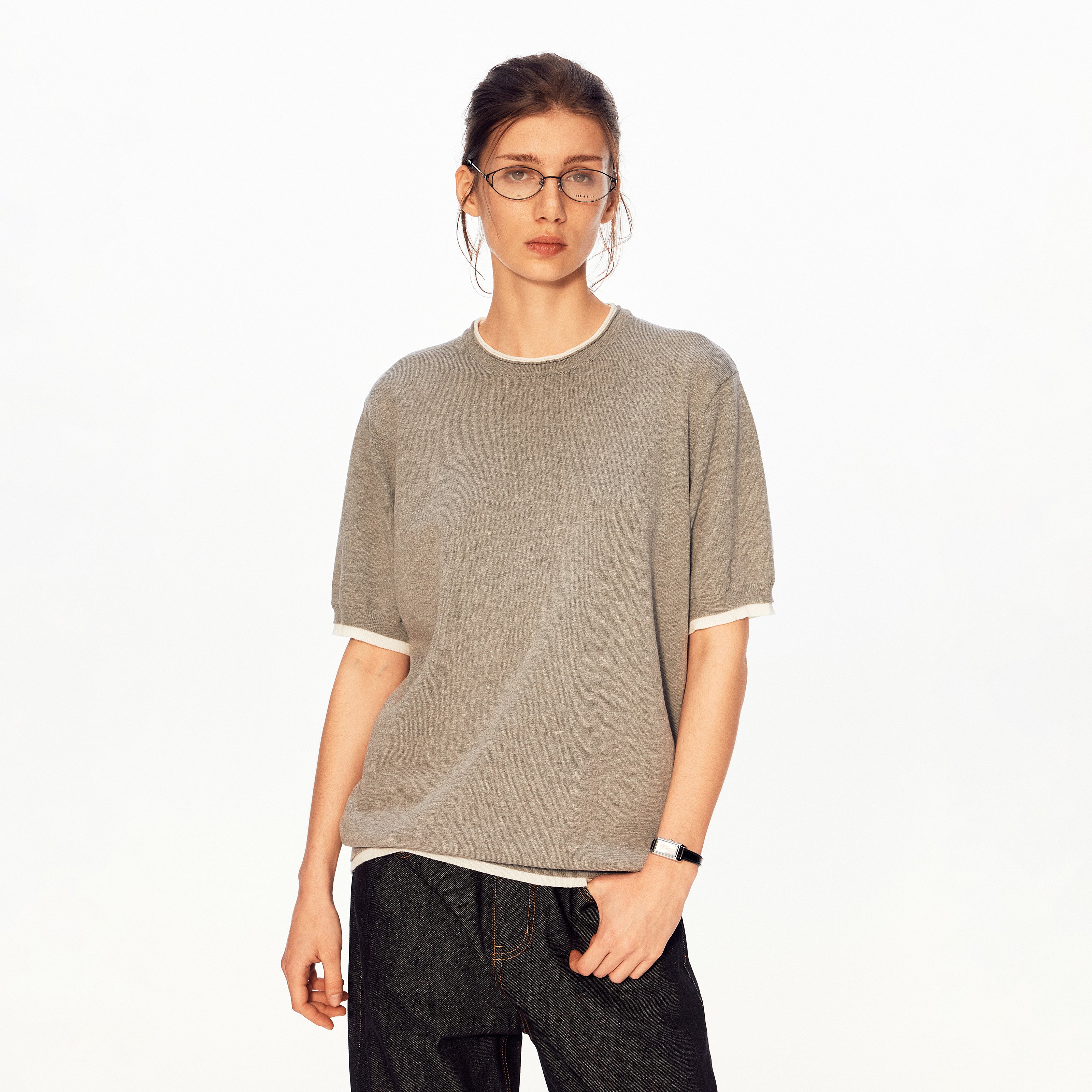 MADWITCH HERITAGE FAUX LAYER KNIT TEE #UTU073