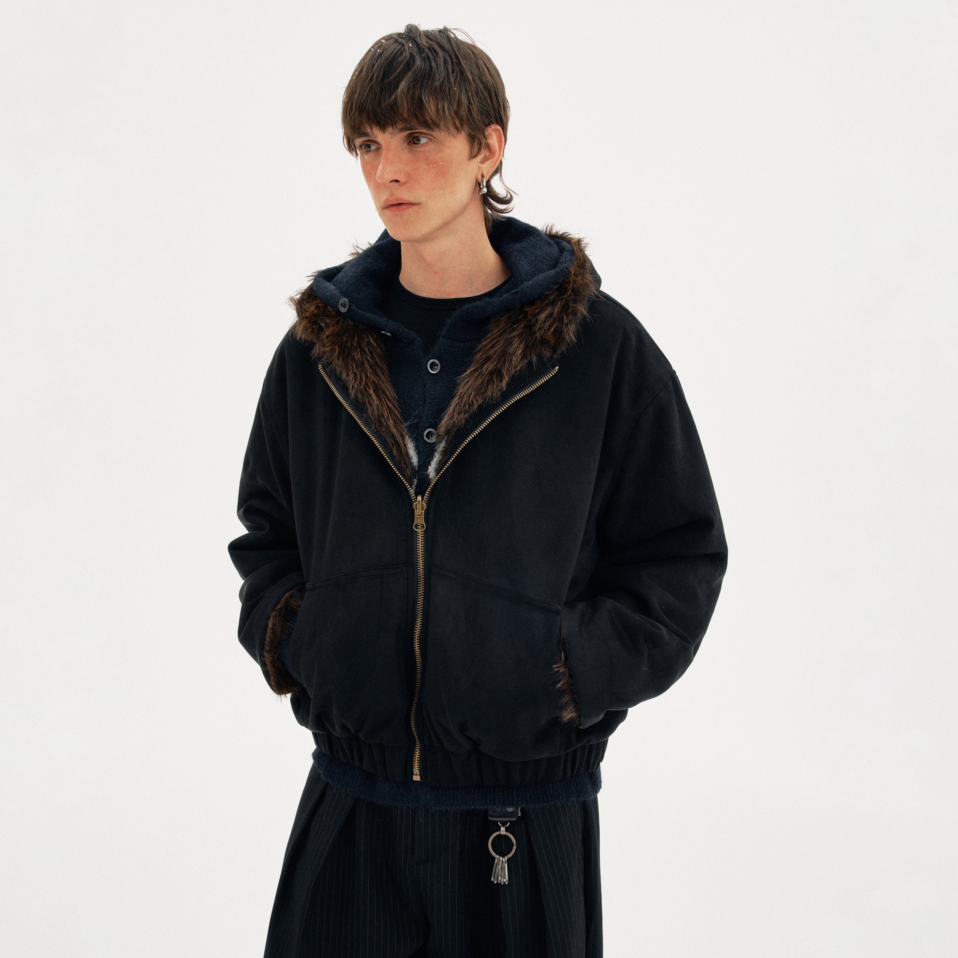 MADWITCH VELVET SHEAR JACKET #BBX2551