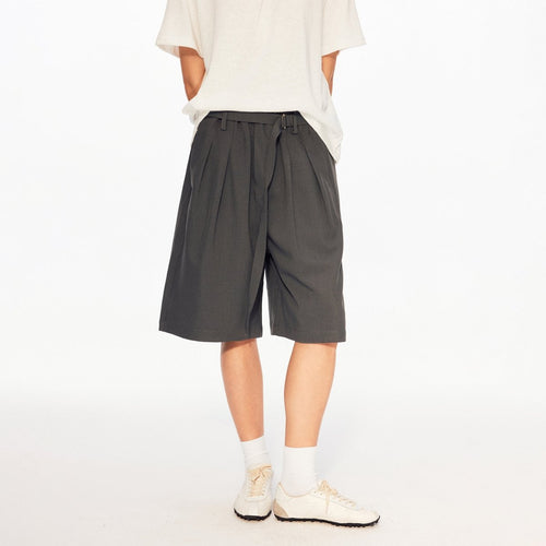 MADWITCH BELTED RELAXED SHORTS C986 - MadWitch Store