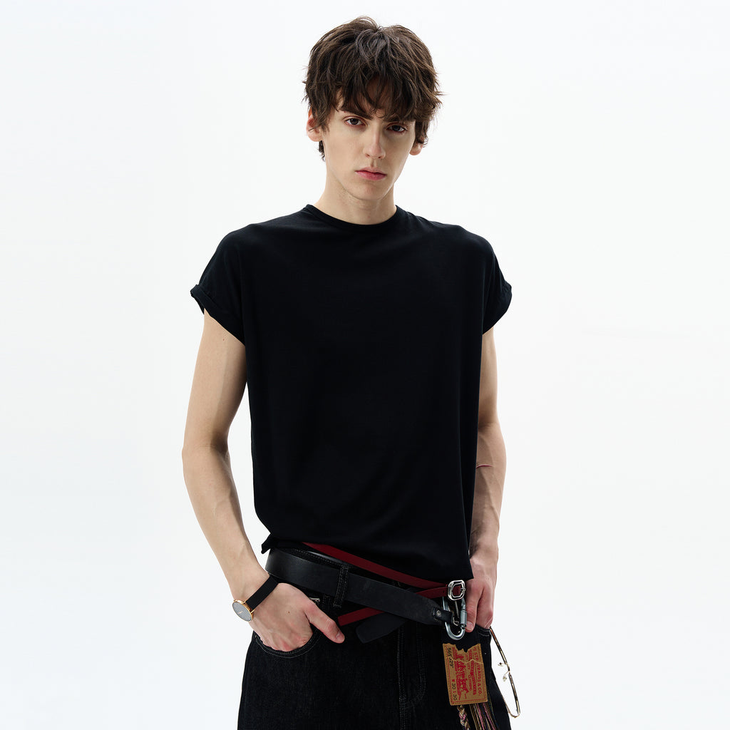 MADWITCH WING-SLEEVE STRUCTURED TEE #27342