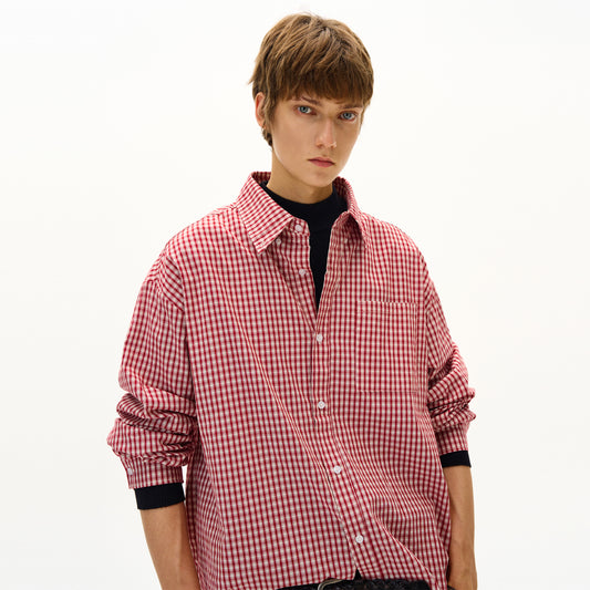 MADWITCH UNISEX VERSATILE CHECKERED SHIRT #CR6213