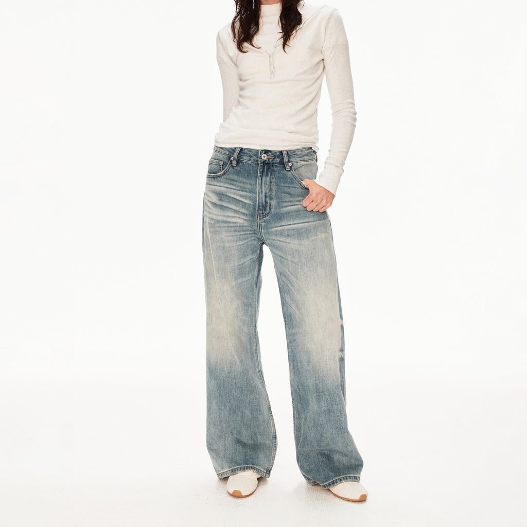 MADWIT VINTAGE WASHED JEANS #GP9768