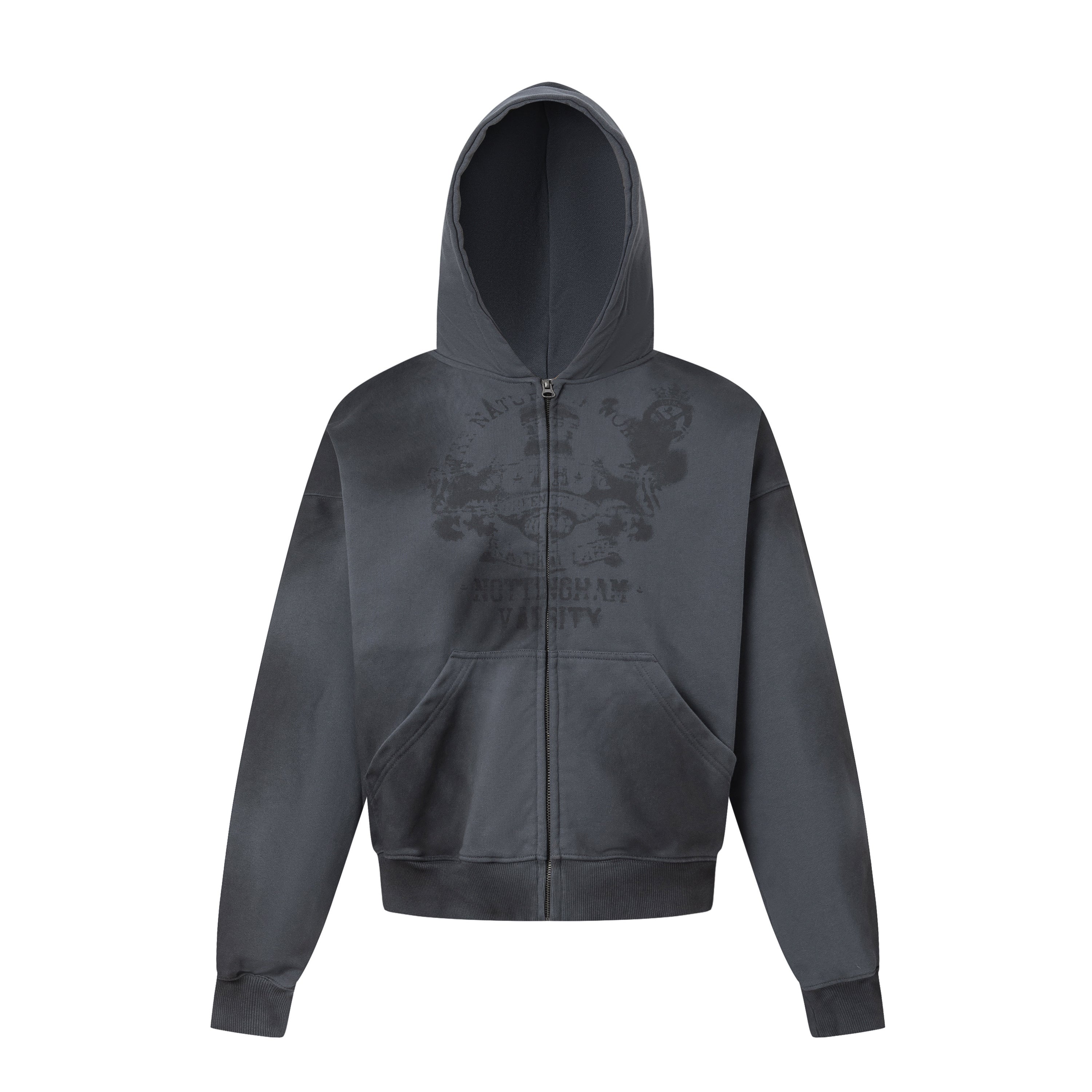 MADWITCH GRUNGE ZIP HOOD #27413