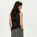 MADWITCH MESH SLEEVELESS TOP #MYCB019