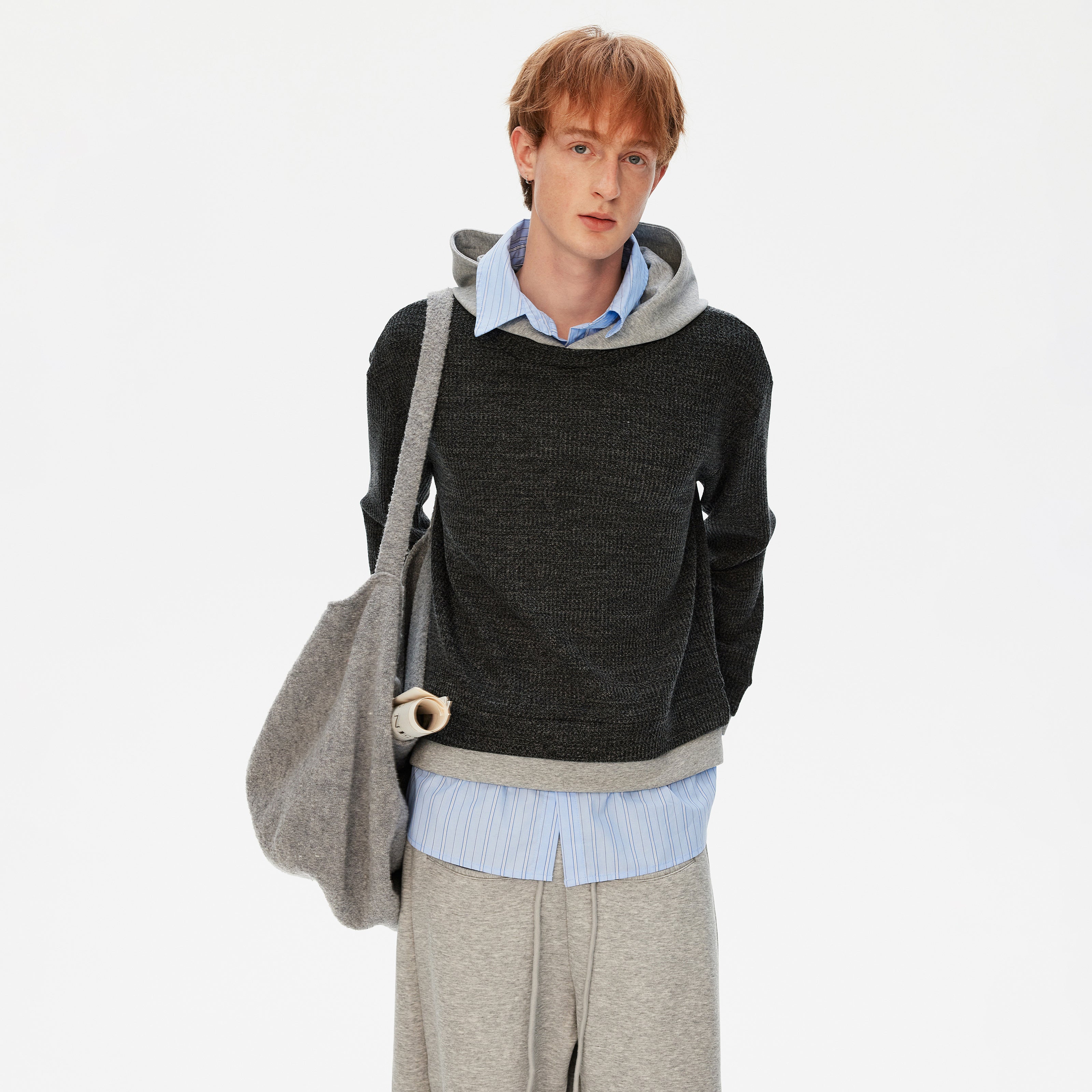 MADWITCH FAUX HOODED SWEATSHIRT #26012