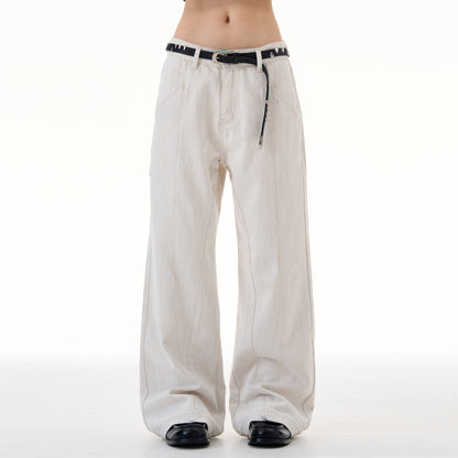 MADWITCH LINEN BLEND WHITE JEANS #CK9657