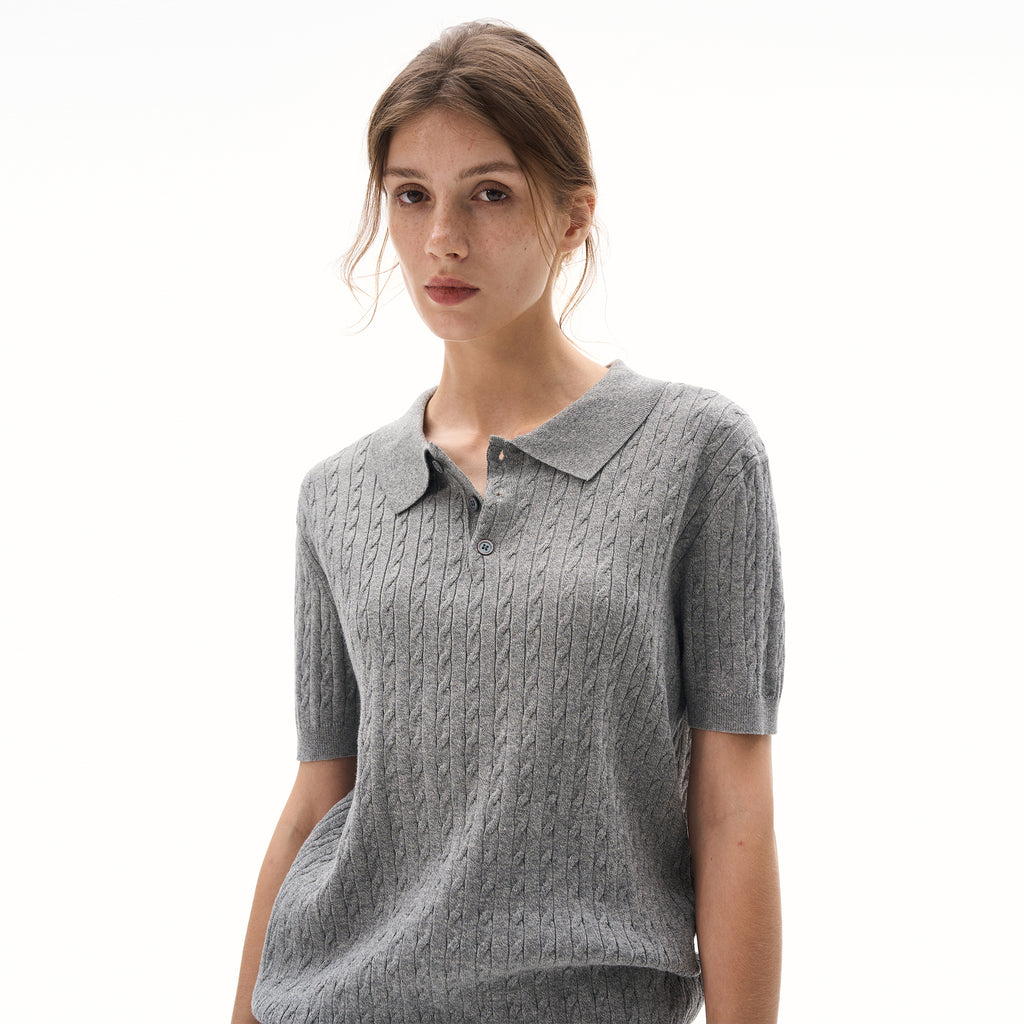 MADWITCH KNIT POLO TSHIRT #YF901