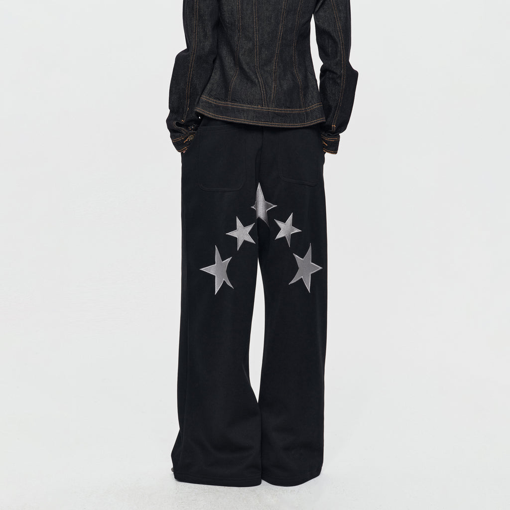 MADWITCH UNICORN STAR WIDE-LEG SWEATPANTS #C1029