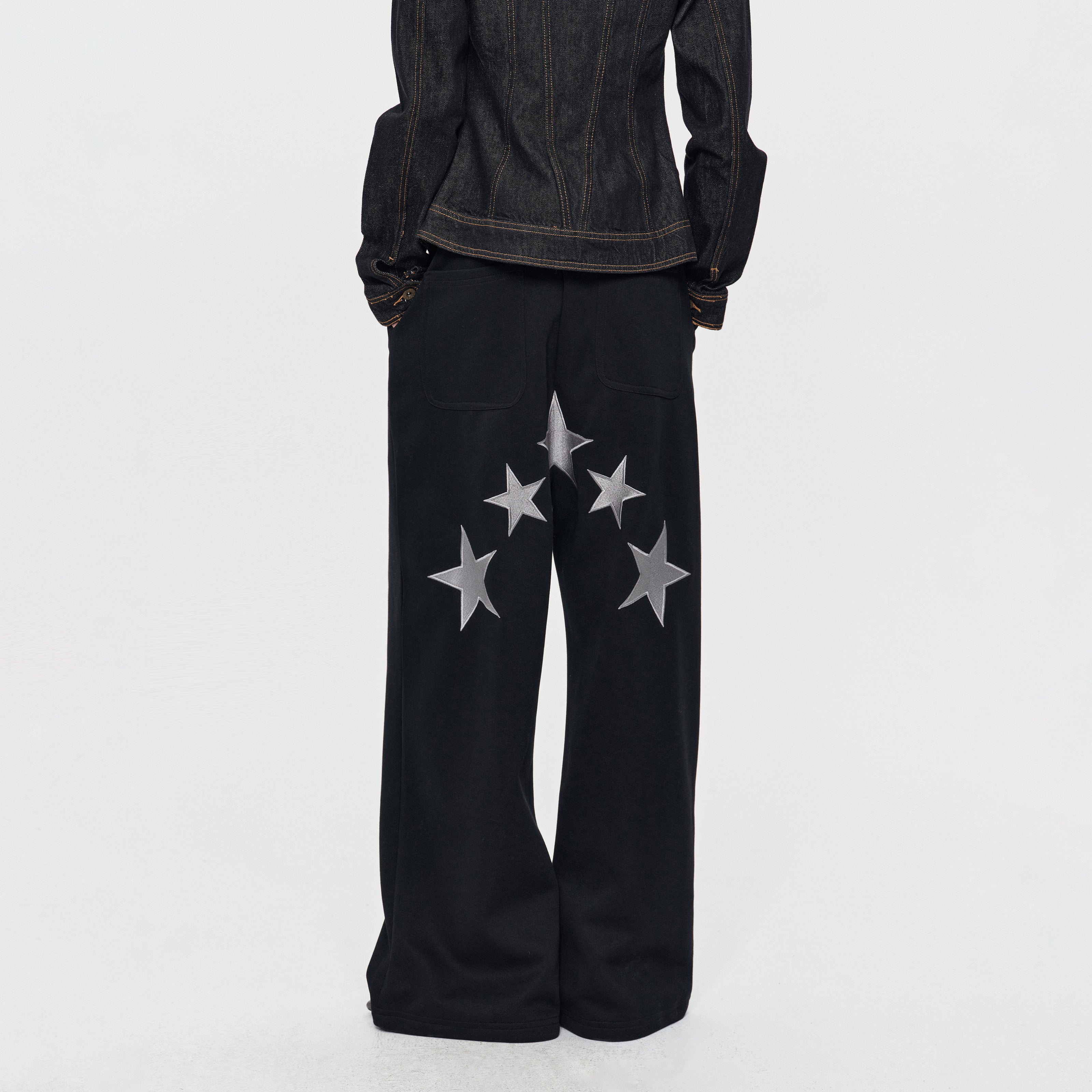 MADWITCH UNICORN STAR WIDE-LEG SWEATPANTS #C1029