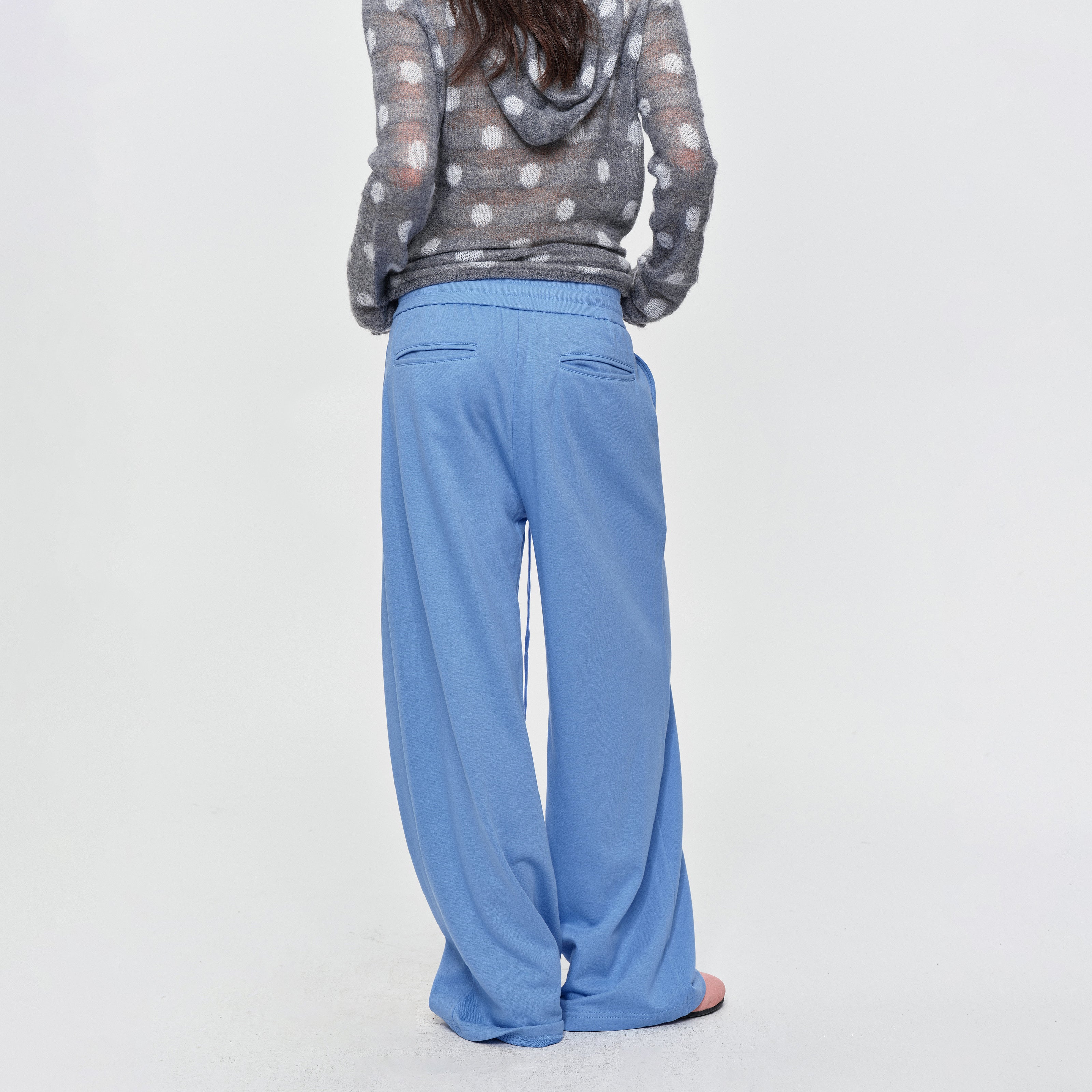 MADWITCH SOLID WIDE-LEG SWEATPANTS #CK61100
