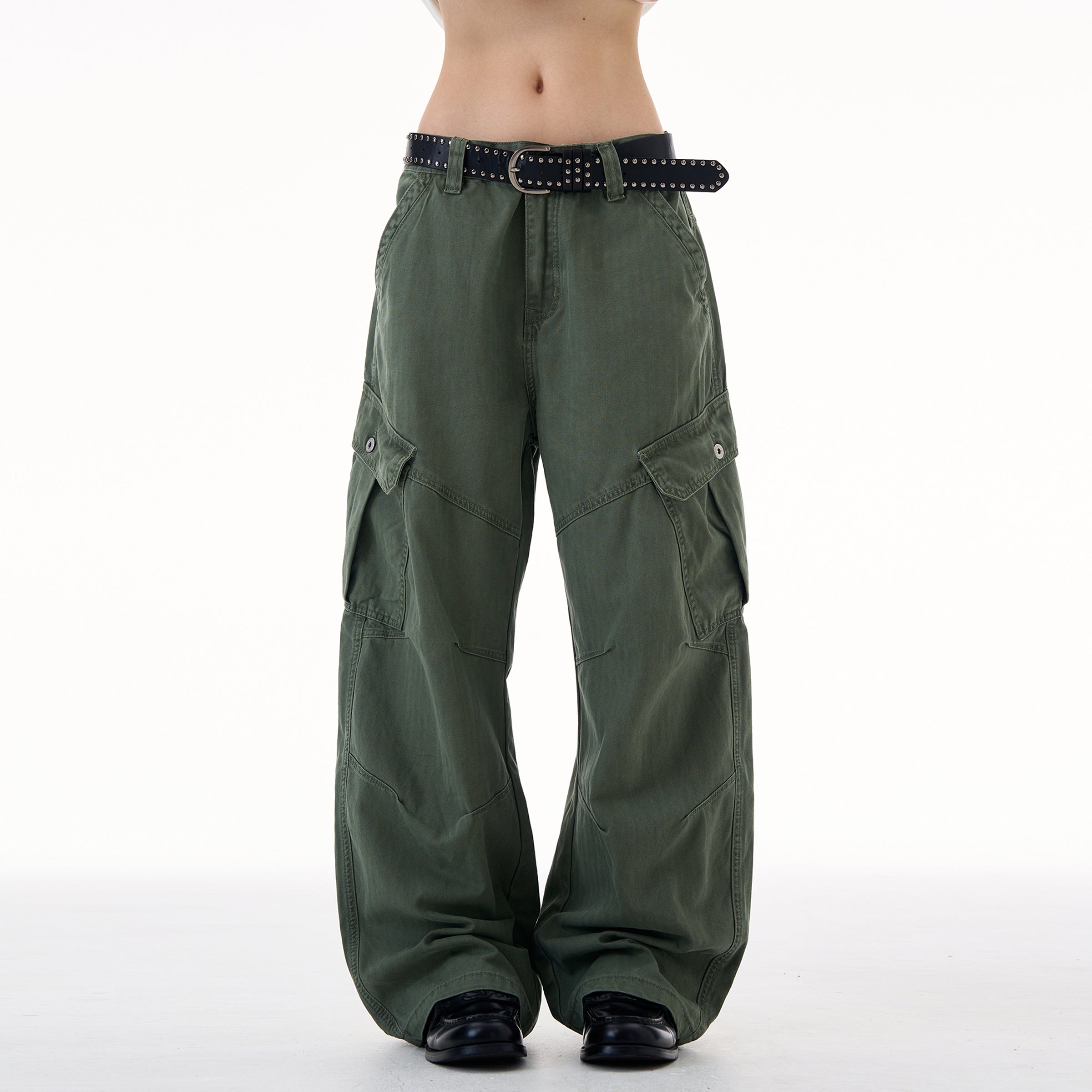 MADWITCH UTILITY RELAXED FIT PANTS #CK3557