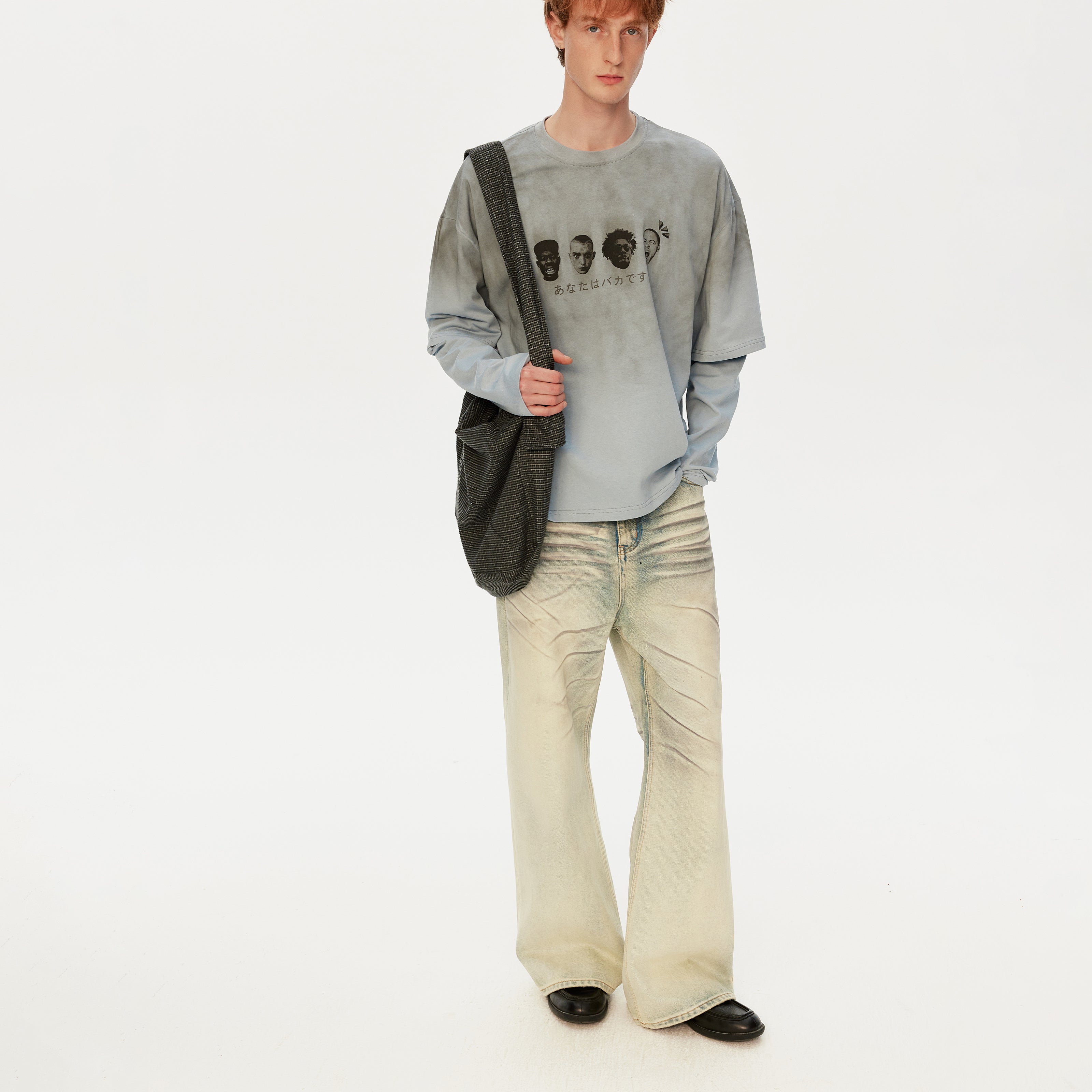 MADWITCH WASHED GRAPHIC TEE #T632