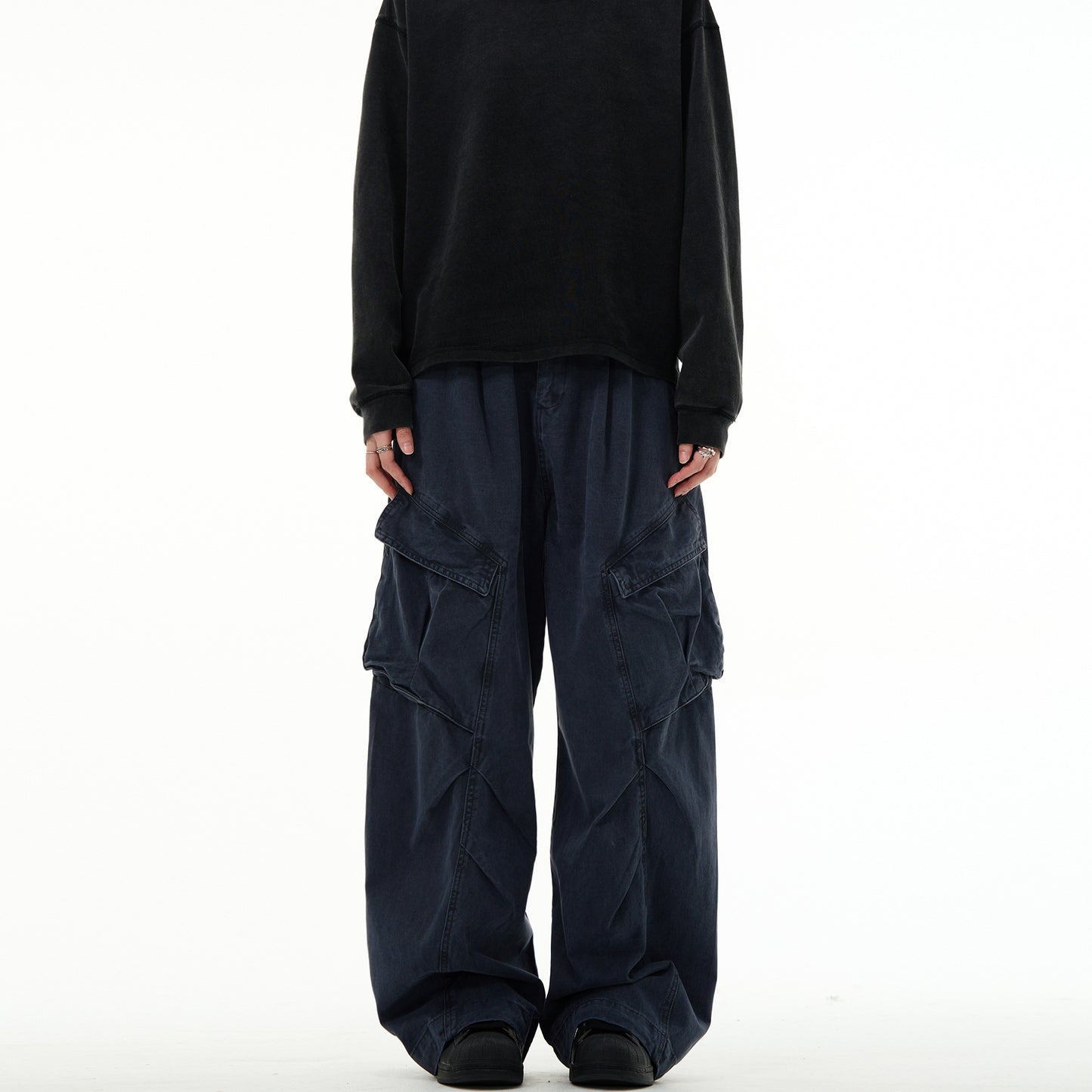 MADWITCH WIDE LEG CASUAL PANTS #KJ6282