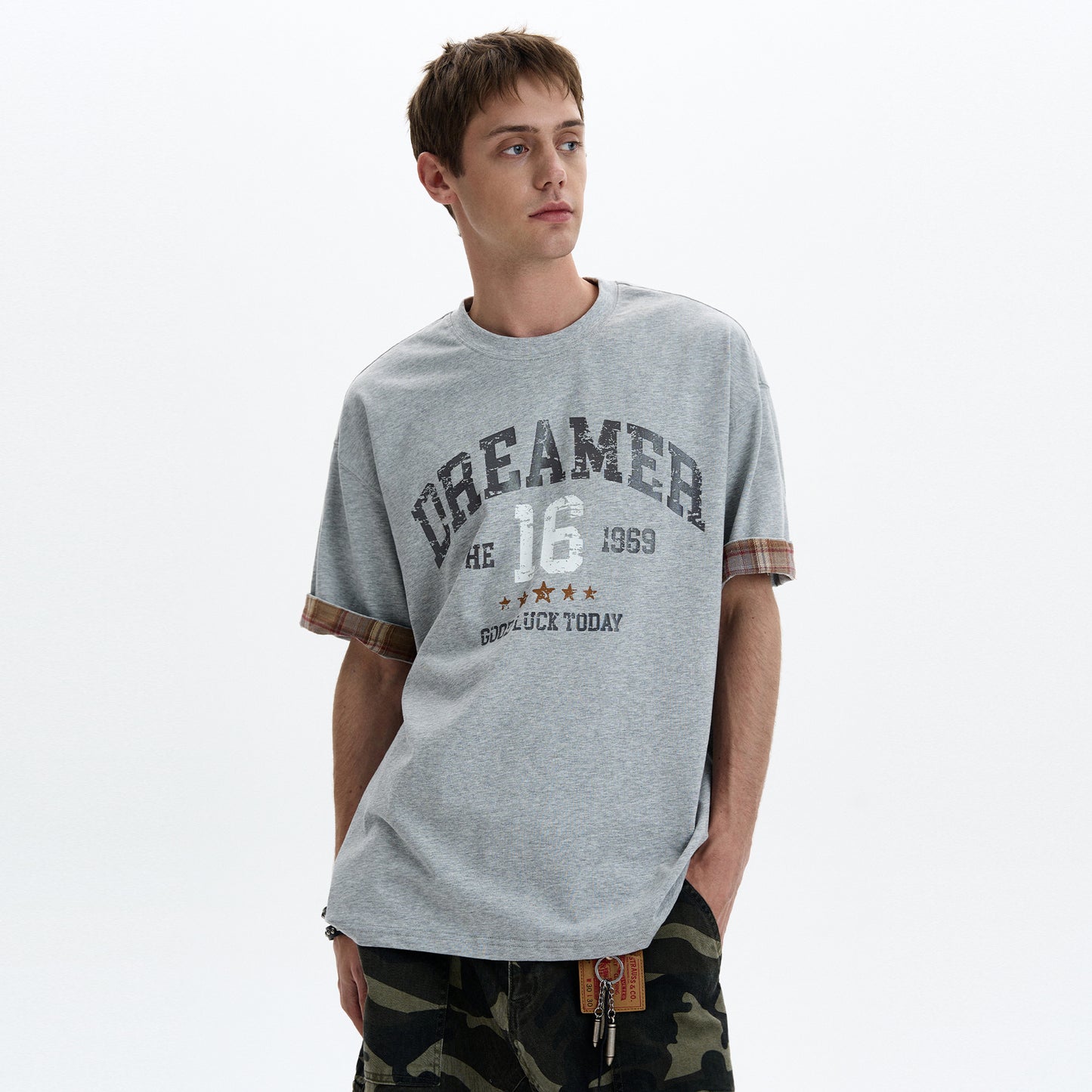 MADWITCH CONTRAST SLEEVE TEE #990511