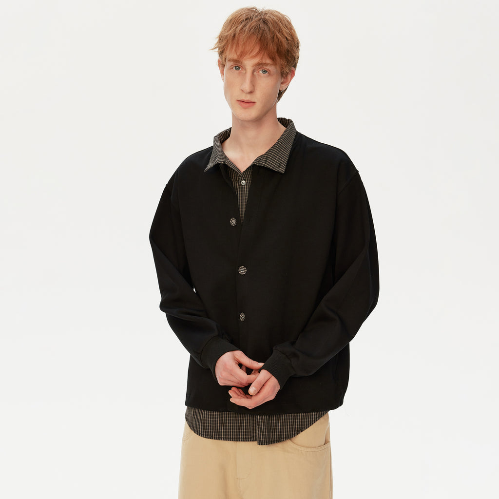 MADWITCH FAUX LAYER SHIRT JACKET #WY726