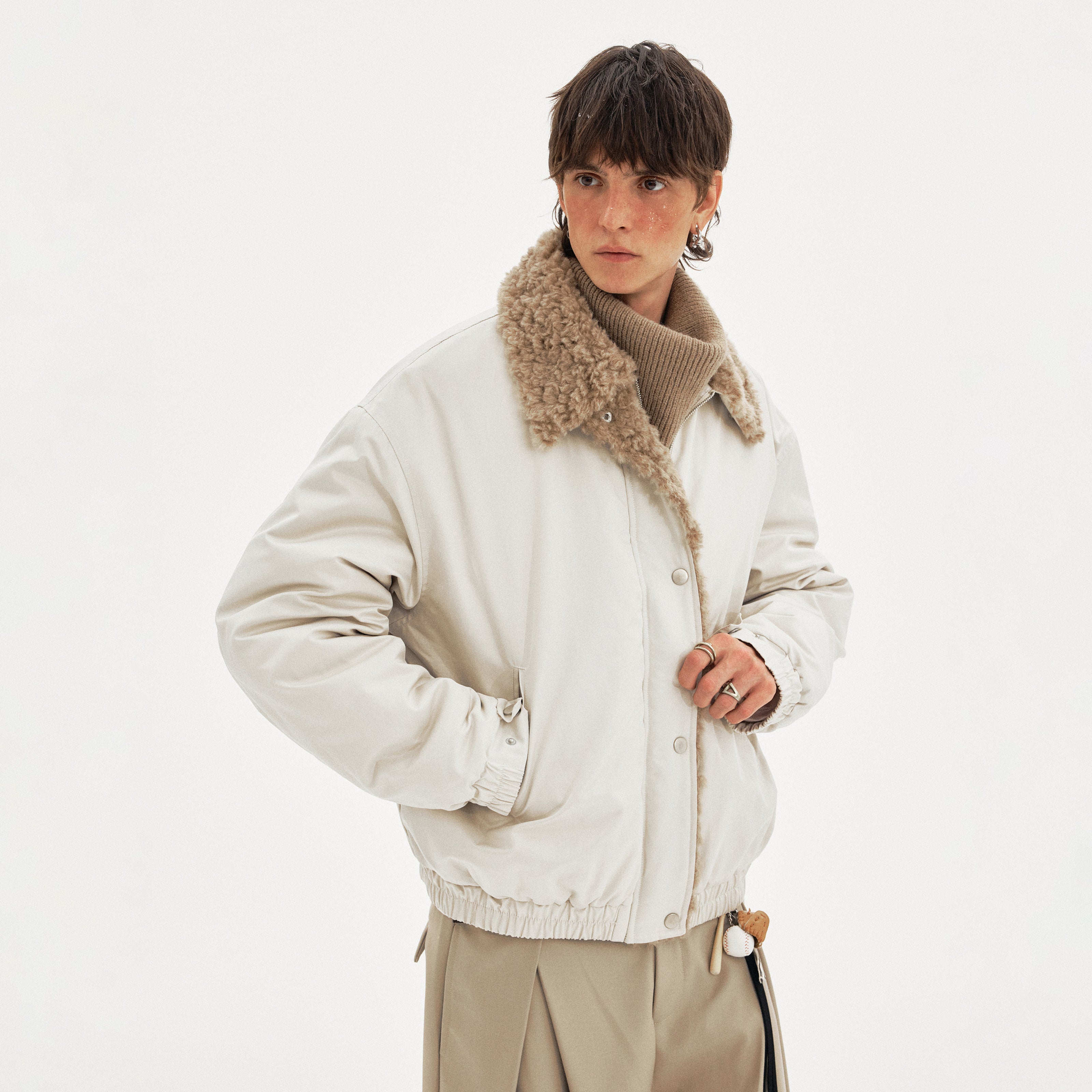 MADWITCH FLEECE COLLAR PARKA #UTU039