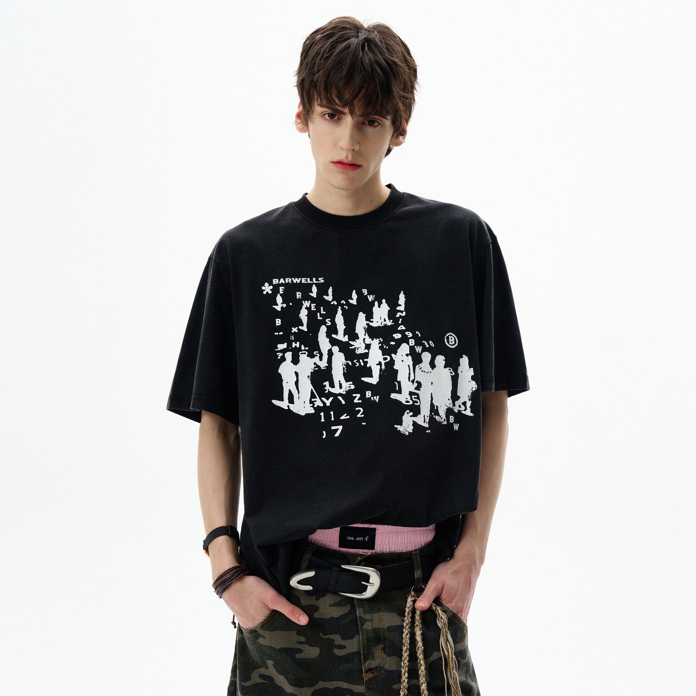 MADWITCH ARTISTIC PRINTED TEE #25707