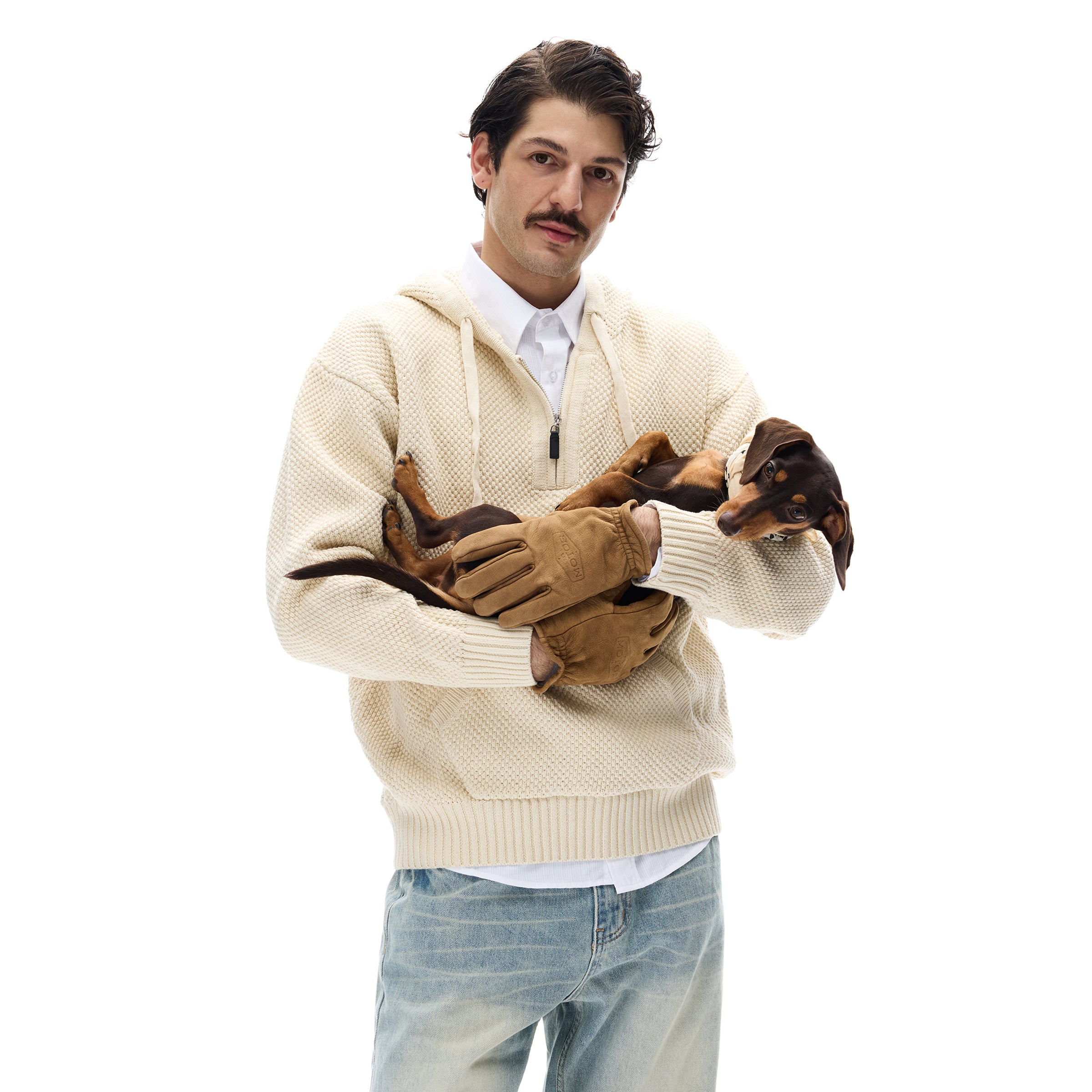 MADWITCH TEXTURED ZIP-UP #C2505Q25