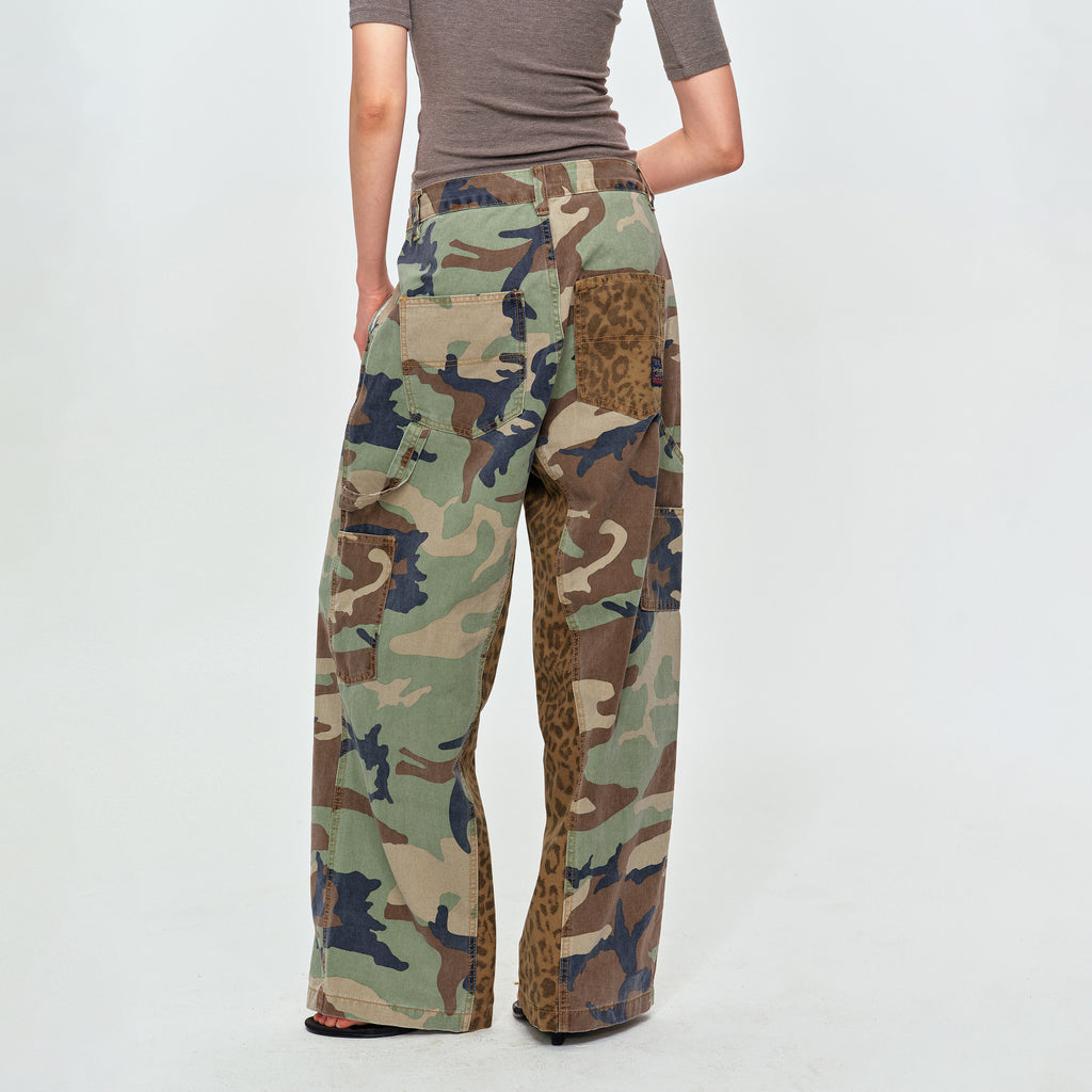 MADWITCH CAMO LEOPARD CARGO PANTS #CK3656