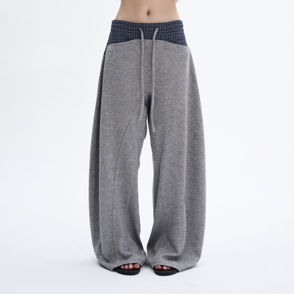 MADWITCH PATCH PLAID PANTS #C963