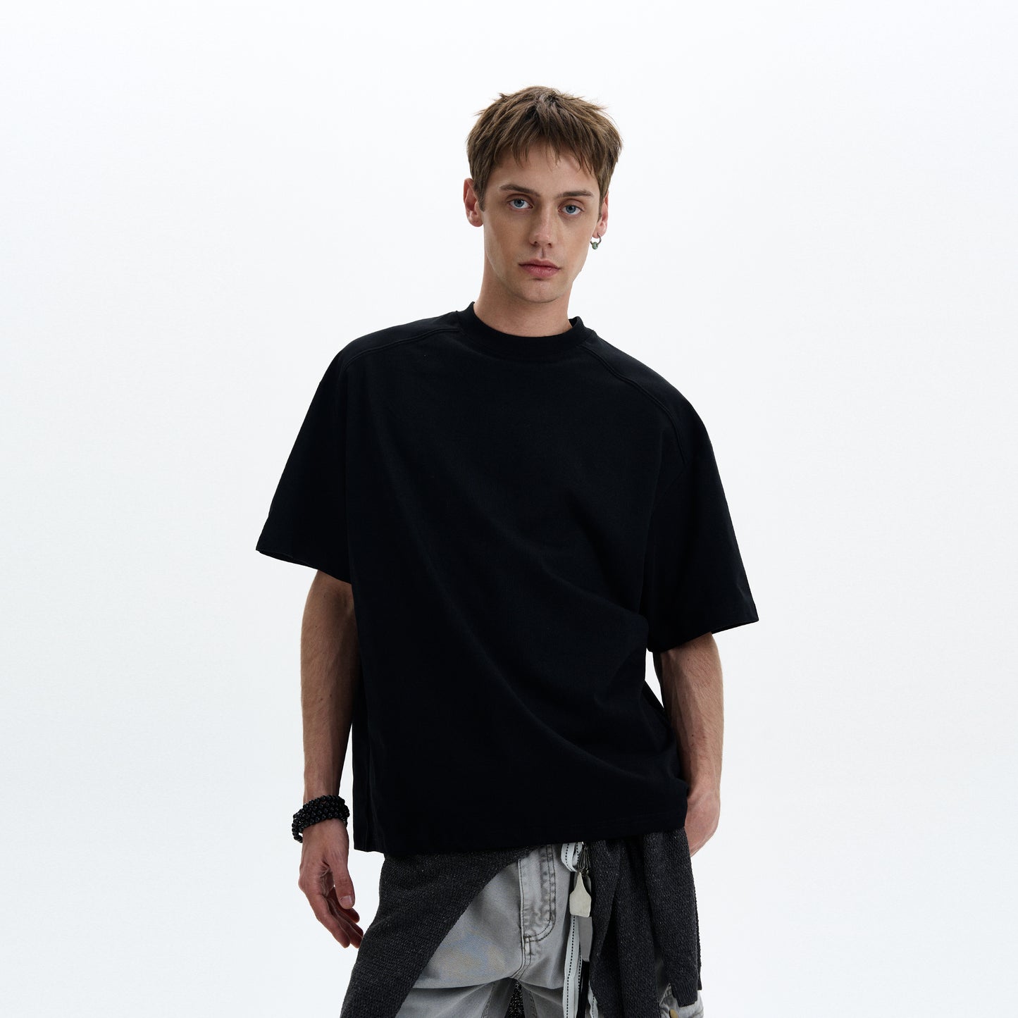 MADWIT MINIMAL COLLAR TEE #241301
