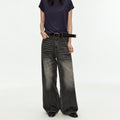 MADWITCH VINTAGE WASHED GRADIENT WIDE JEANS #GPC9805