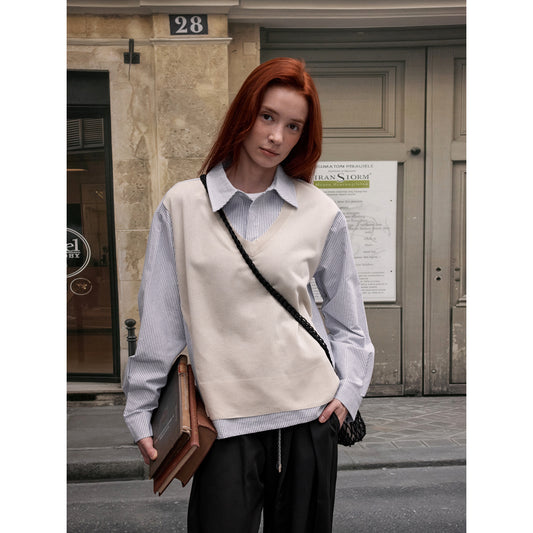 MADWITCH CASUAL PANELED SHIRT #RC87