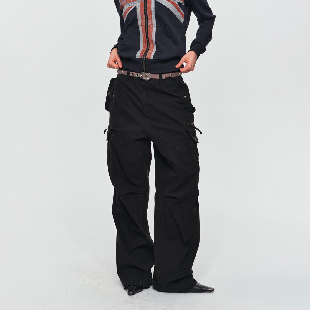 MADWITCH VINTAGE DISTRESSED CARGO PANTS #CK61082
