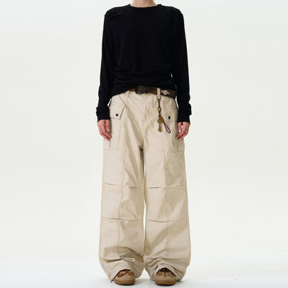 MADWITCH STRAIGHT-LEG CARGO PANTS #F9028