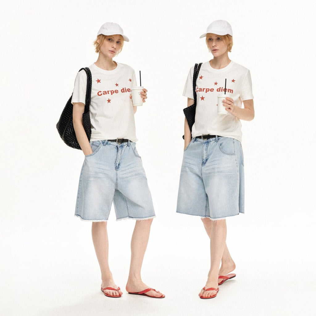 MADWITCH HIGH STREET WASHED SHORTS RK246 - MadWitch Store