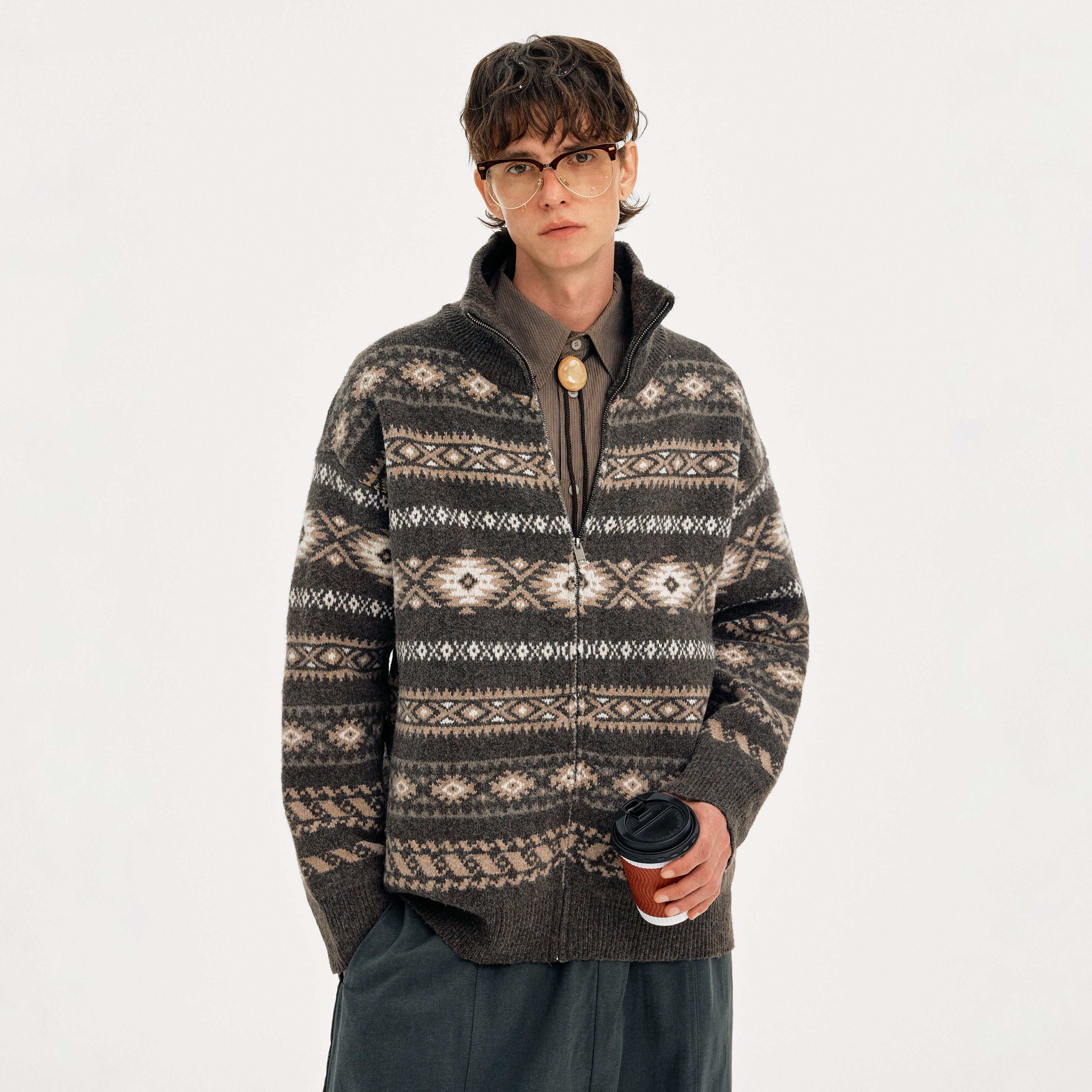 MADWITCH FAIR COLOR KNIT JACKET #991125