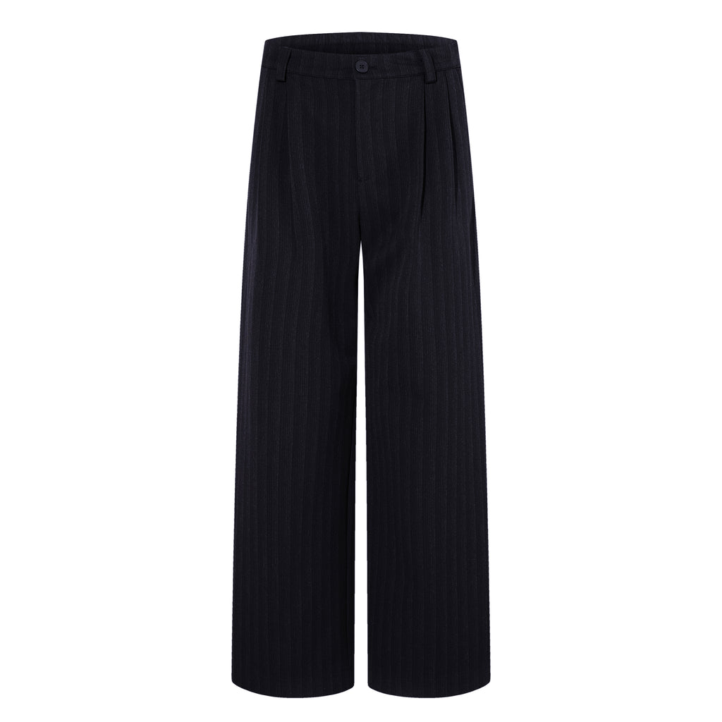 MADWITCH PINSTRIPE WIDE-LEG TROUSERS #AW26125