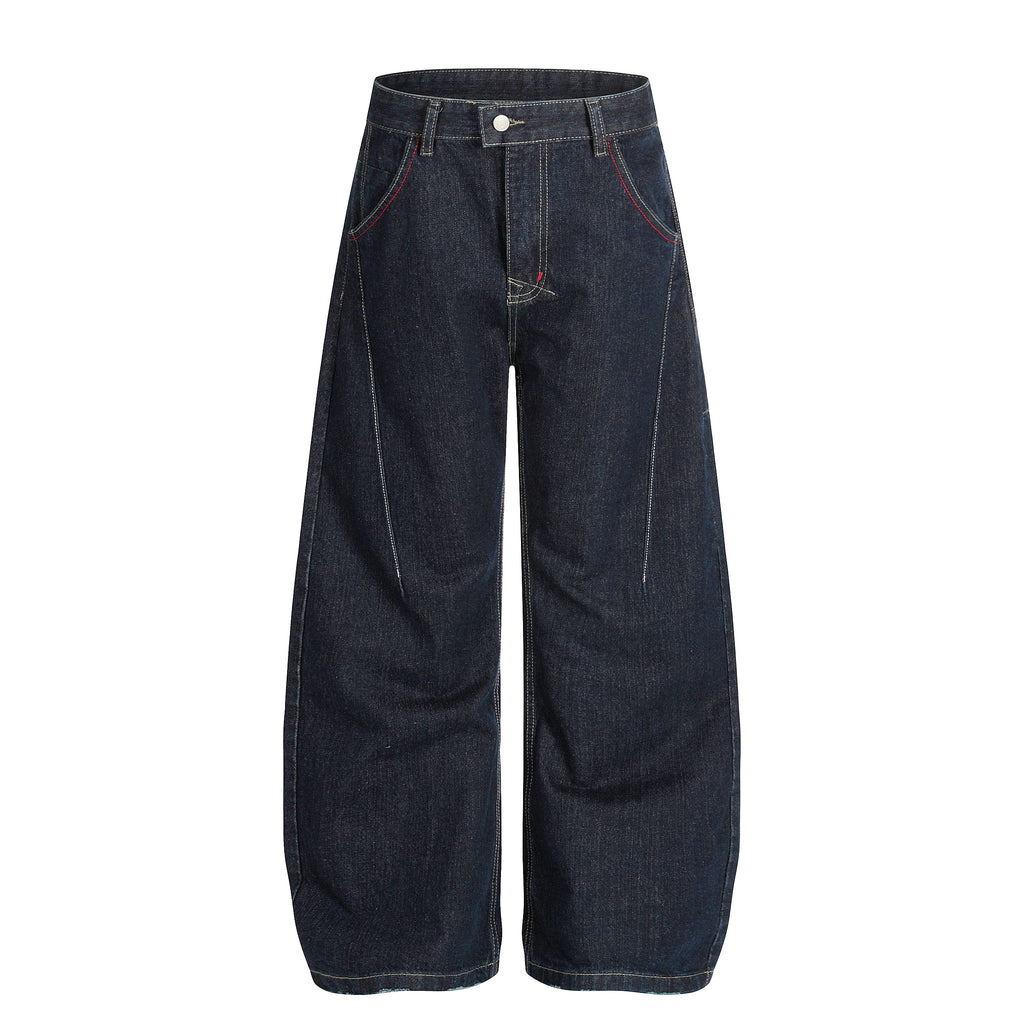 MADWITCH UNISEX CREATIVE WIDE LEG JEANS #G6843