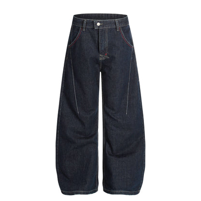 MADWITCH UNISEX CREATIVE WIDE LEG JEANS #G6843