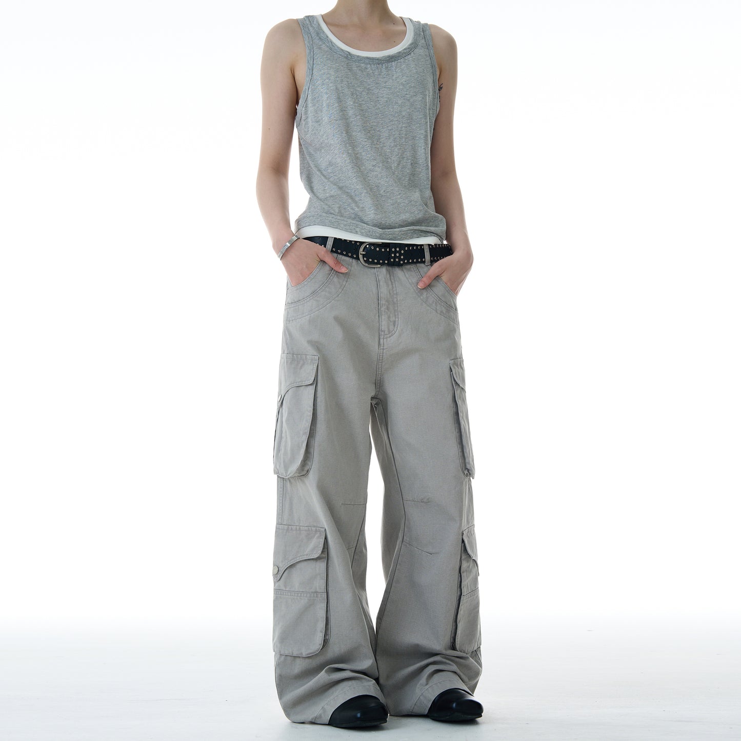 MADWITCH MULTI POCKET CASUAL WORK PANTS #A606