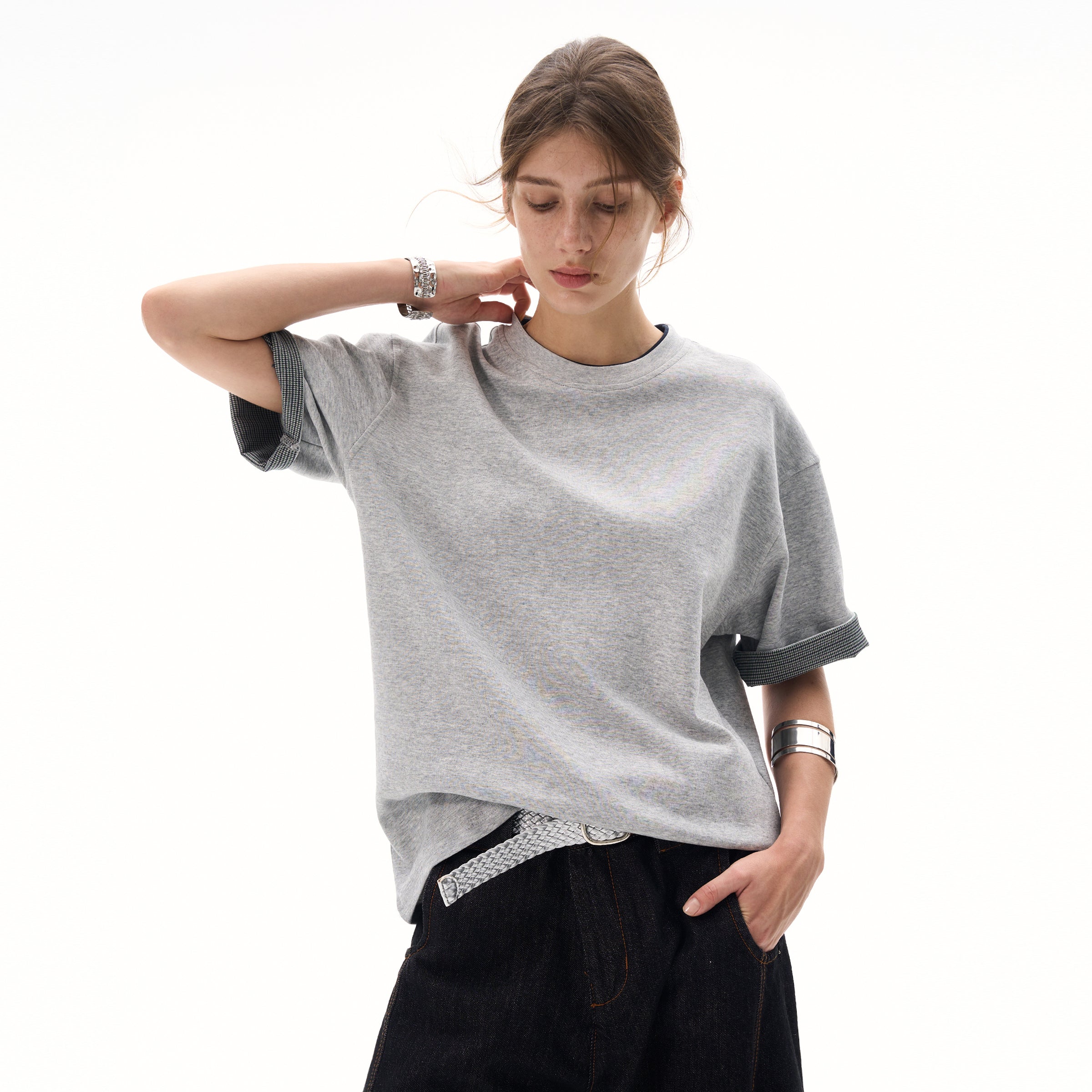 MADWITCH CLASSIC OVERSIZED CREW TSHIRT #C222C25