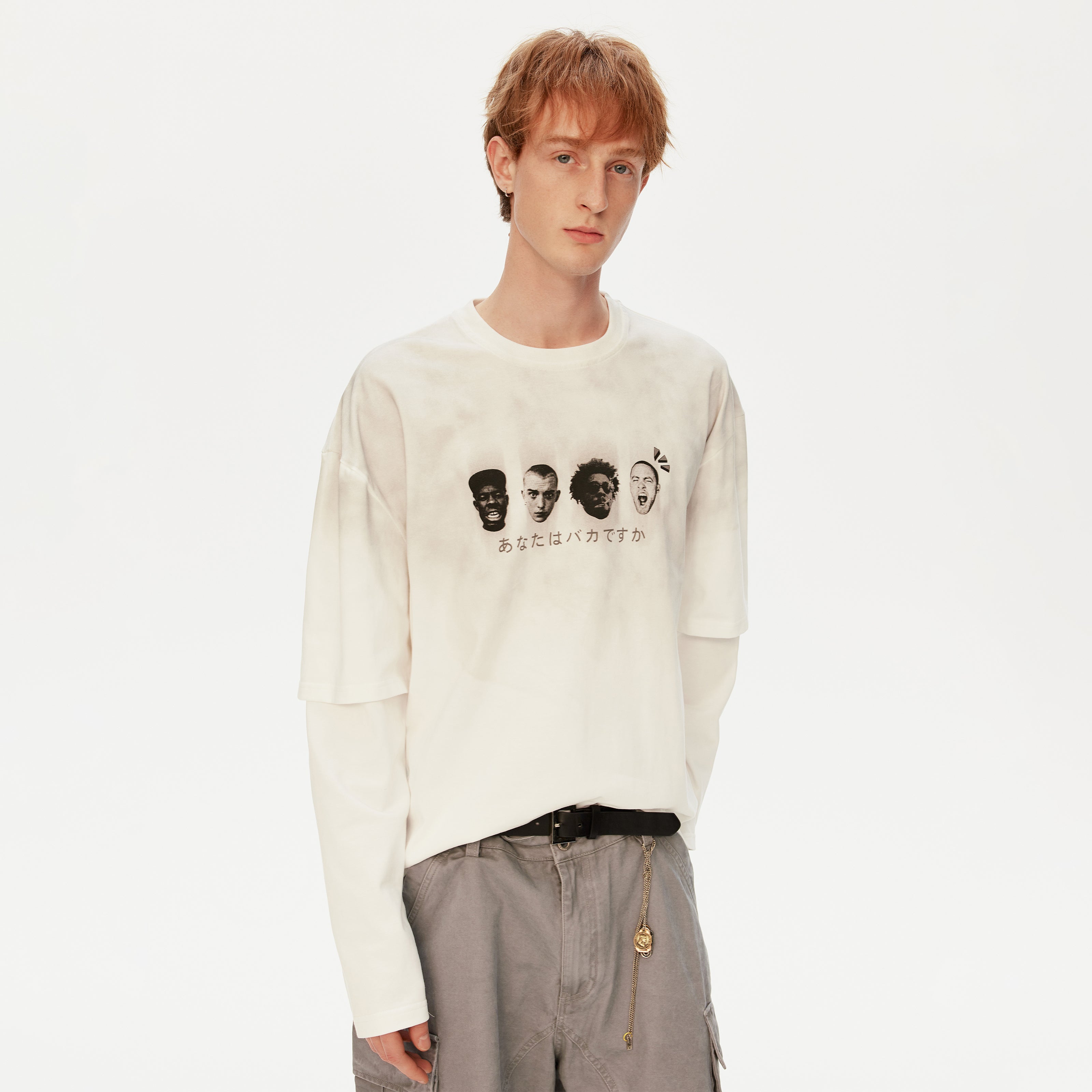 MADWITCH WASHED GRAPHIC TEE #T632