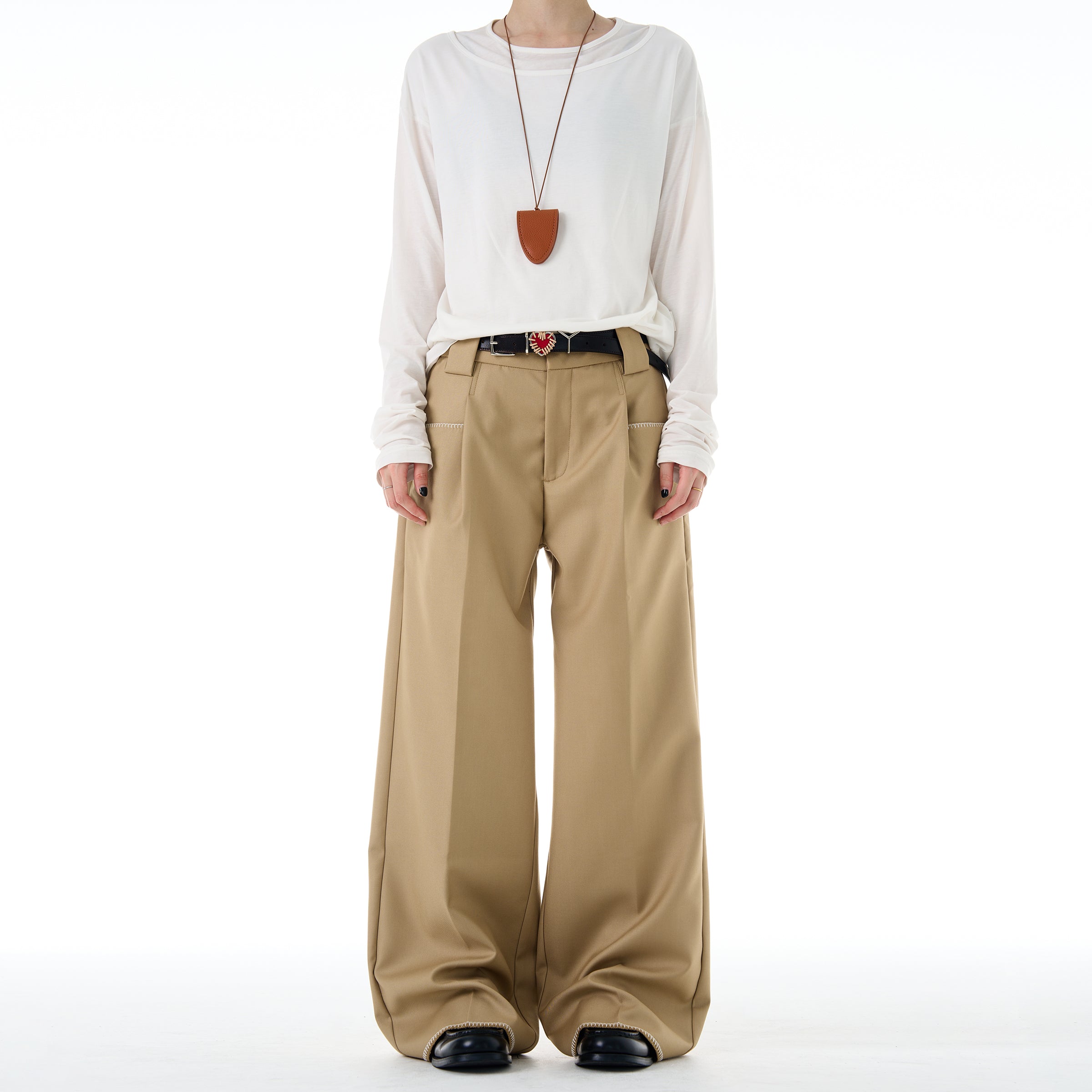 MADWITCH DRAPEY CASUAL TROUSERS #CK6662