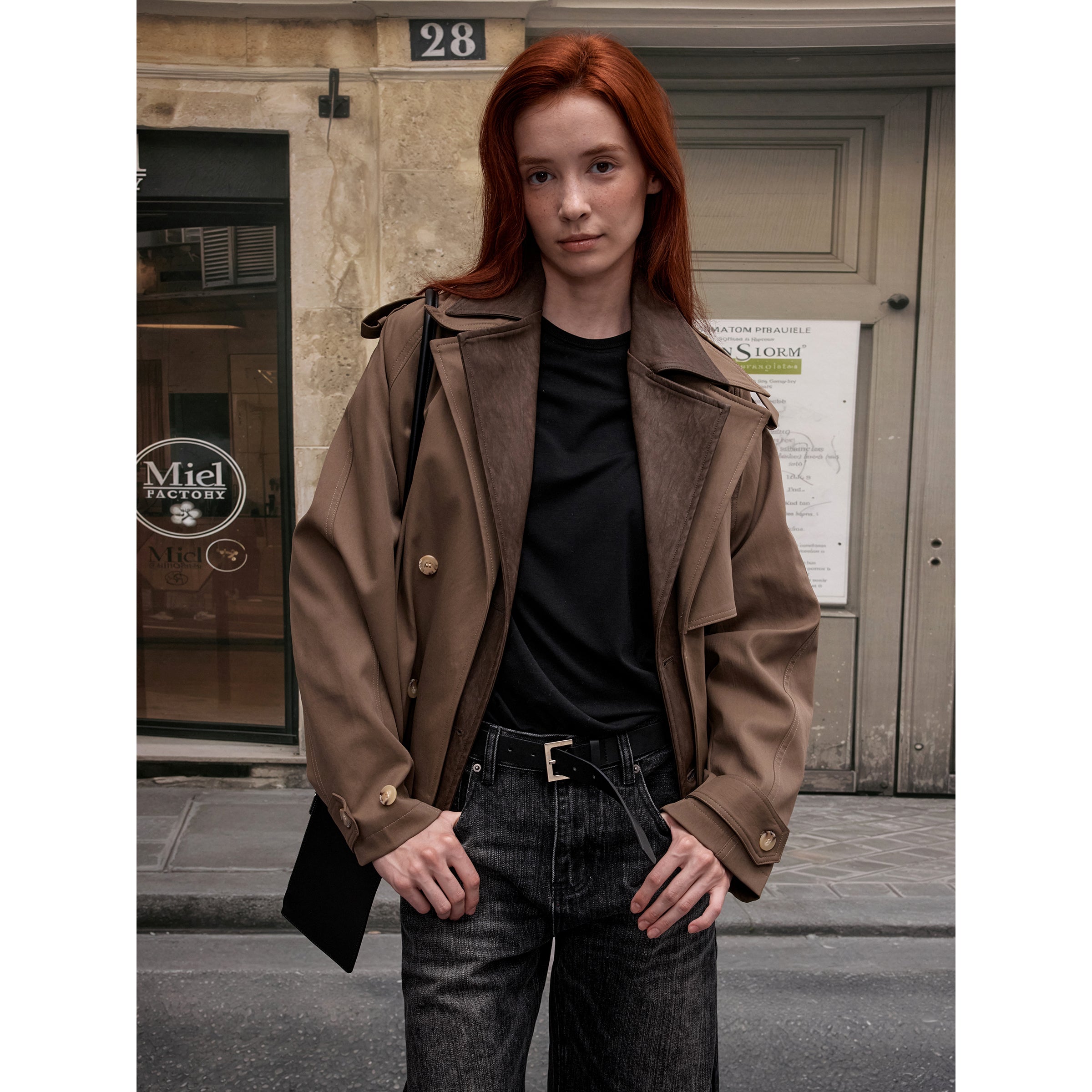 MADWITCH RELAXED CROP OUTERWEAR #630013